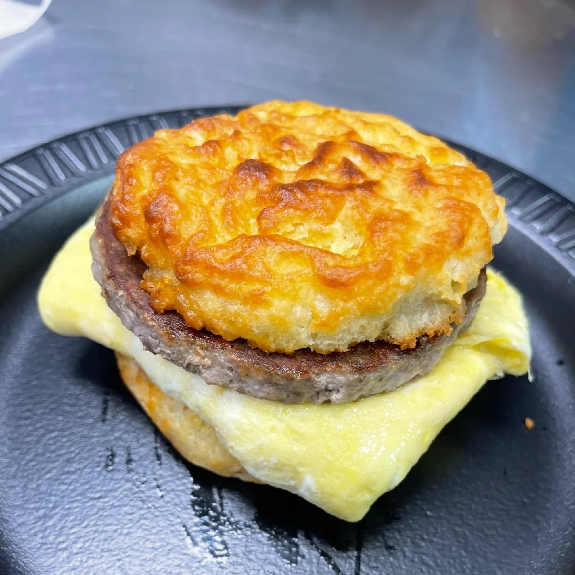 Sausage, Egg, and Cheese Biscuit