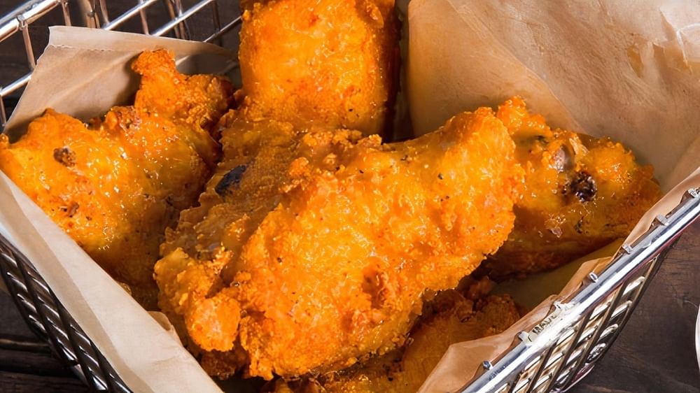Mild Wing Dings with Fries