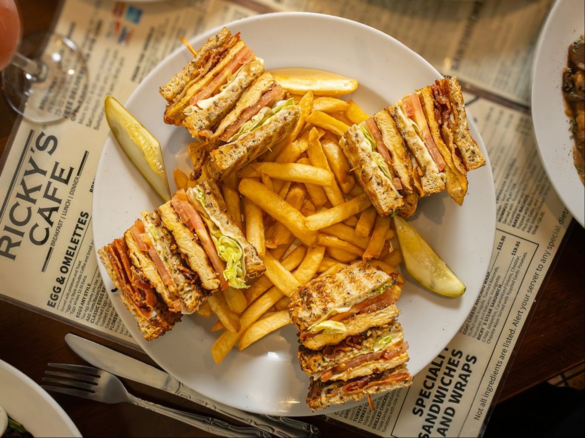 Grilled Chicken Club Sandwich