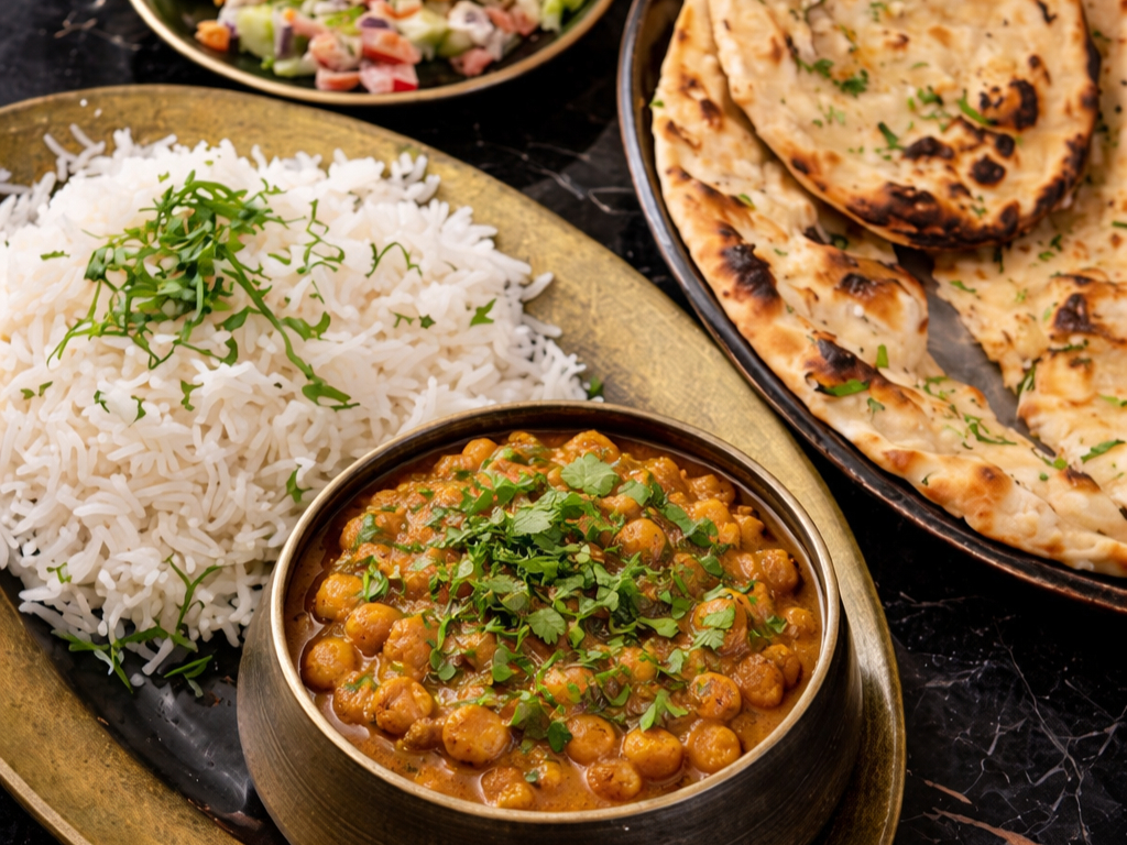Chana Masala Lunch