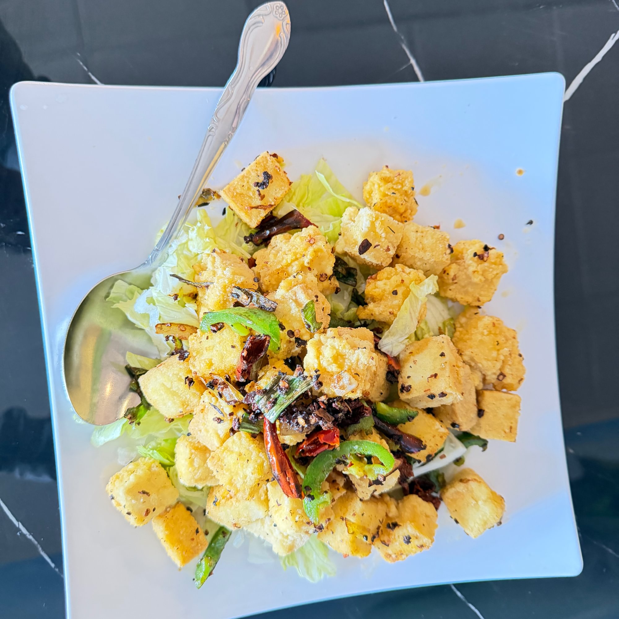Crispy Spicy Tofu