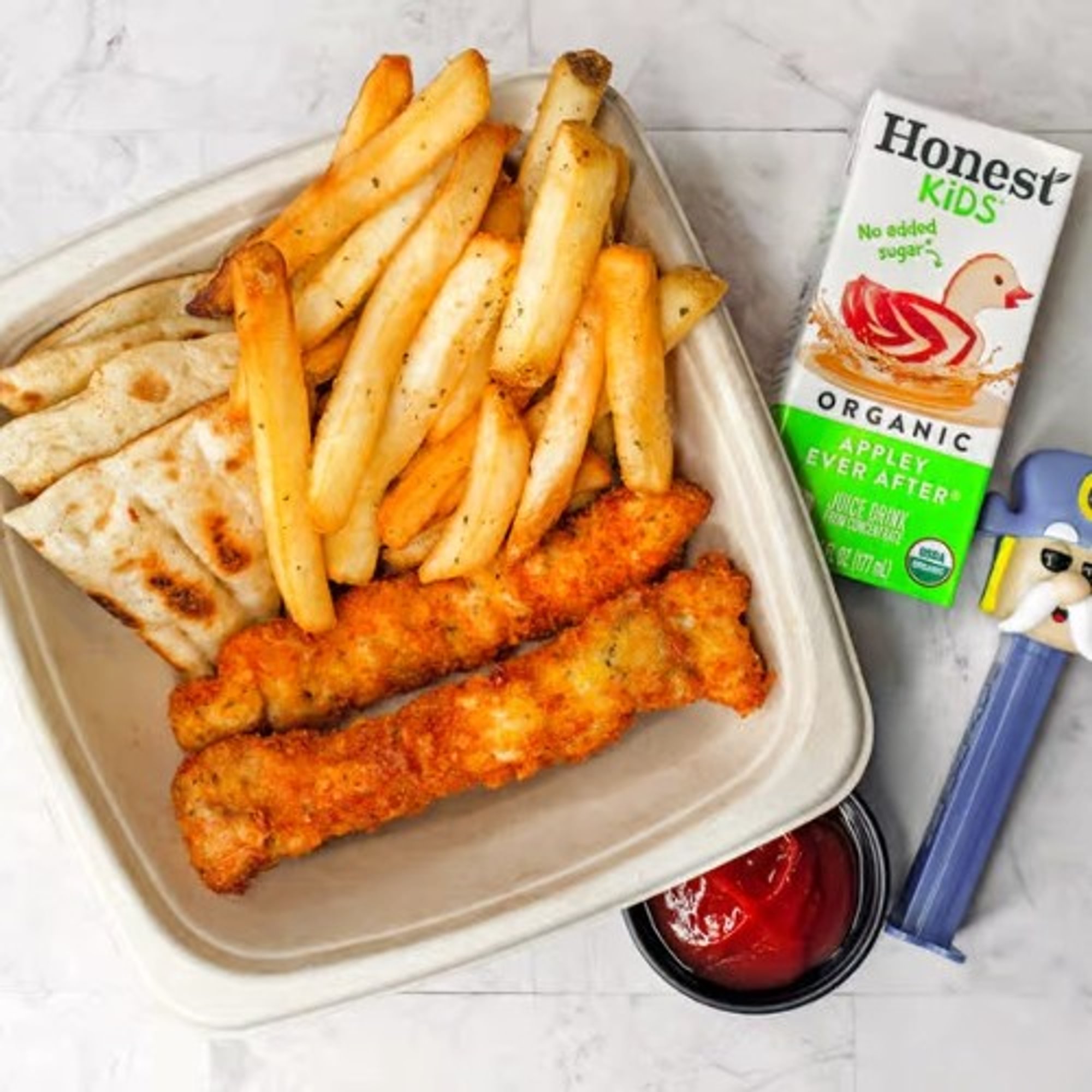 Breaded Chicken Souvlaki