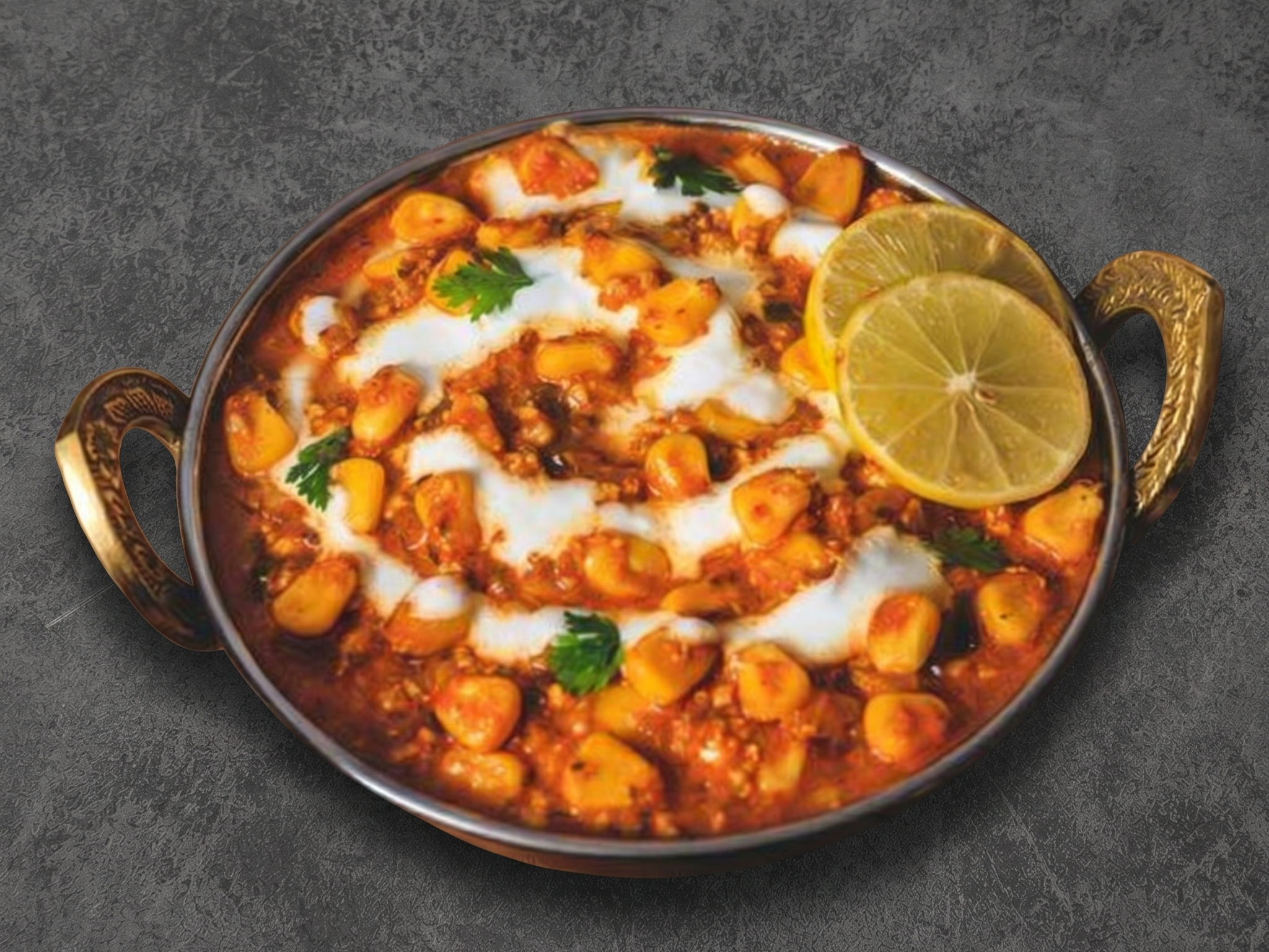 Channa Paneer Masala Balti