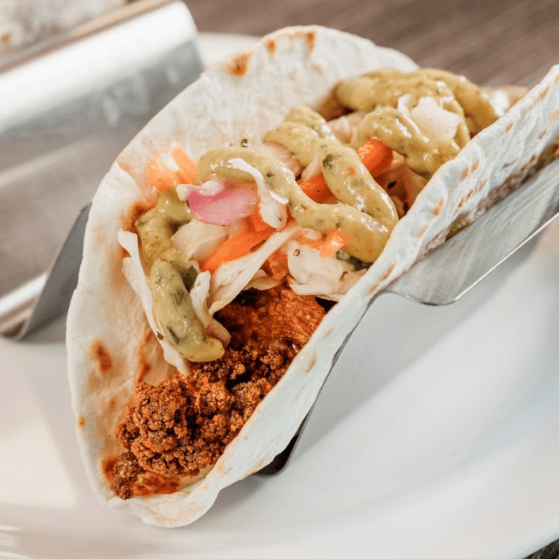 Buffalo Cauliflower Taco