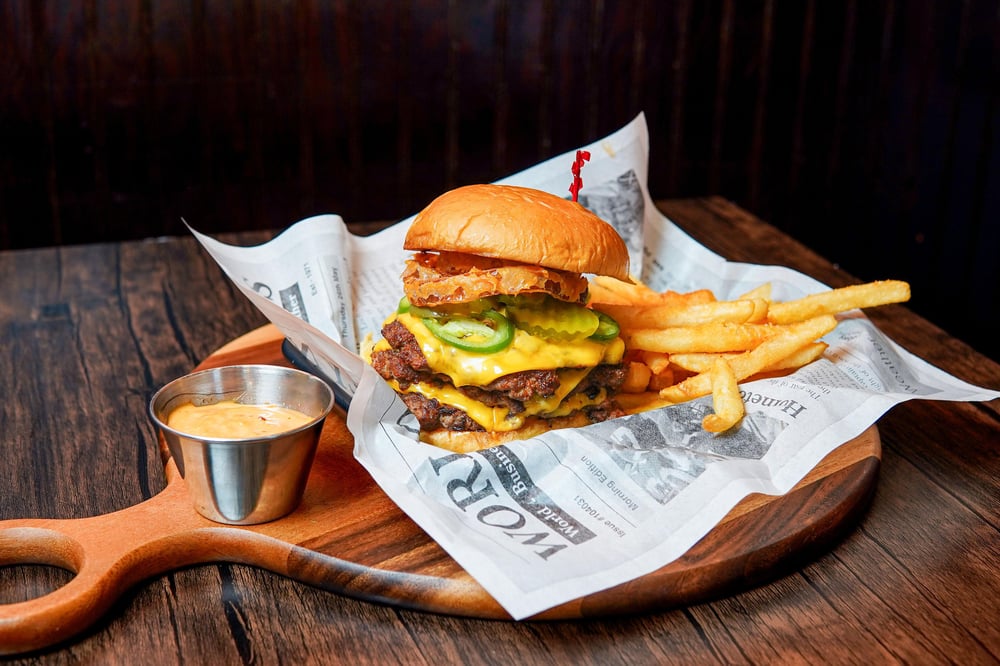 Hot Honey Haaz Burger