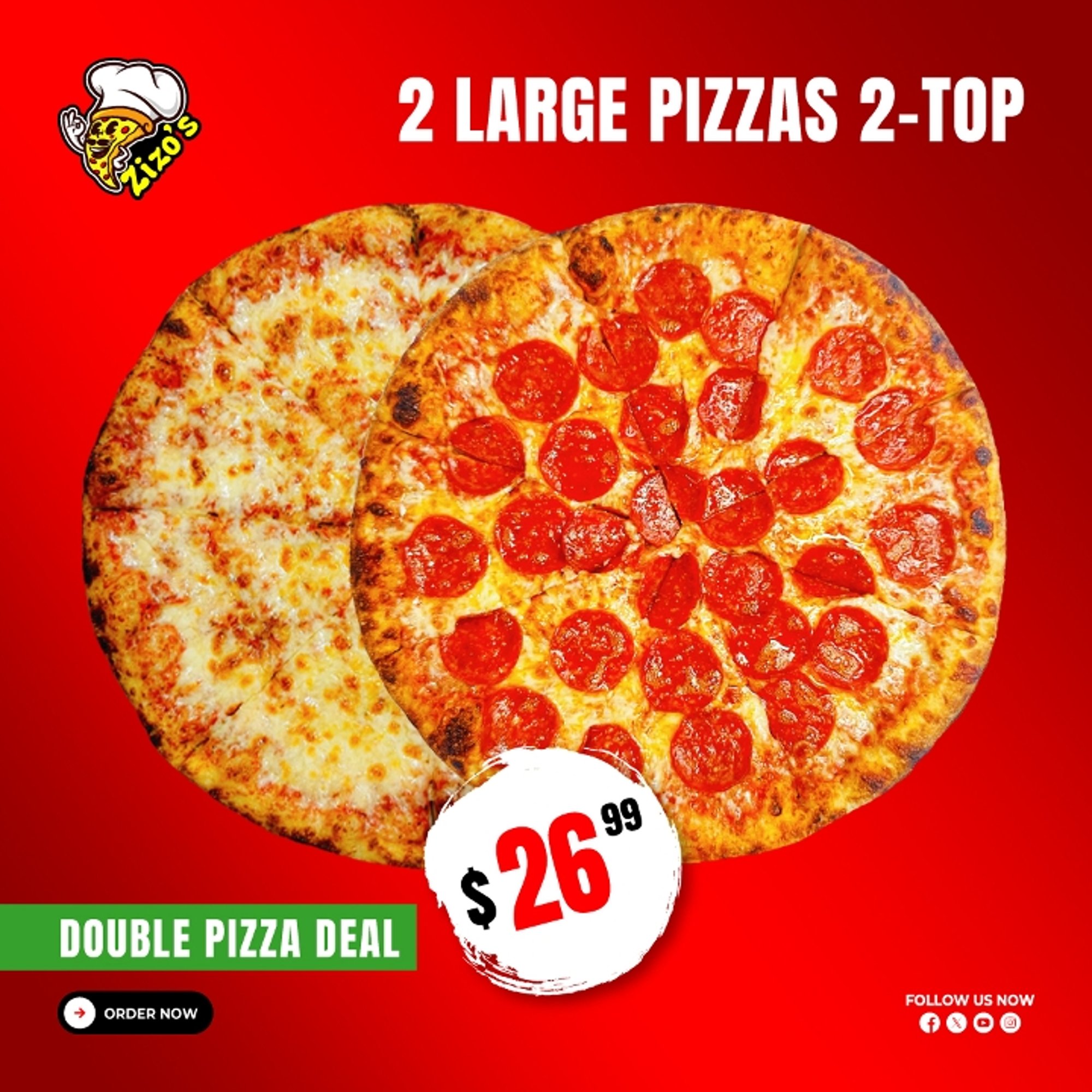 Double Pizza Deal