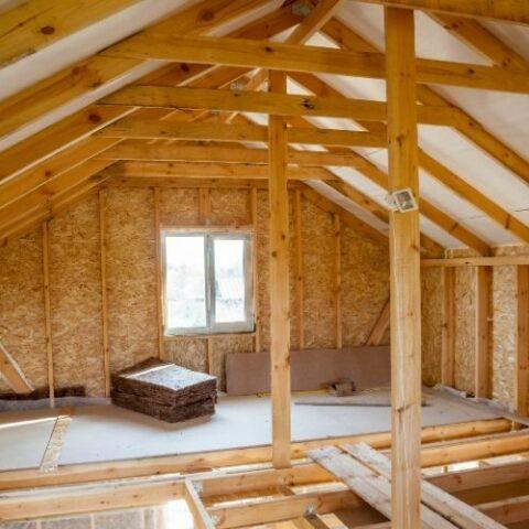 In progress attic remodel