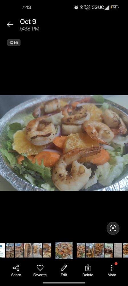 Grilled Shrimp Salad