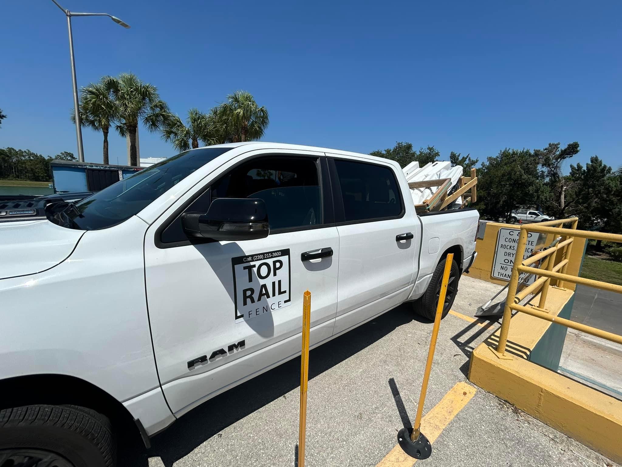 Top Rail Fence Pompano Beach Image