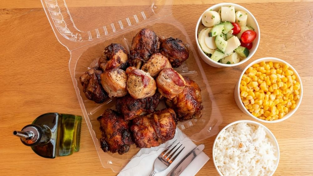 12 Pieces Mixed Chicken: Garlic, Spicy & Chicken with Bacon