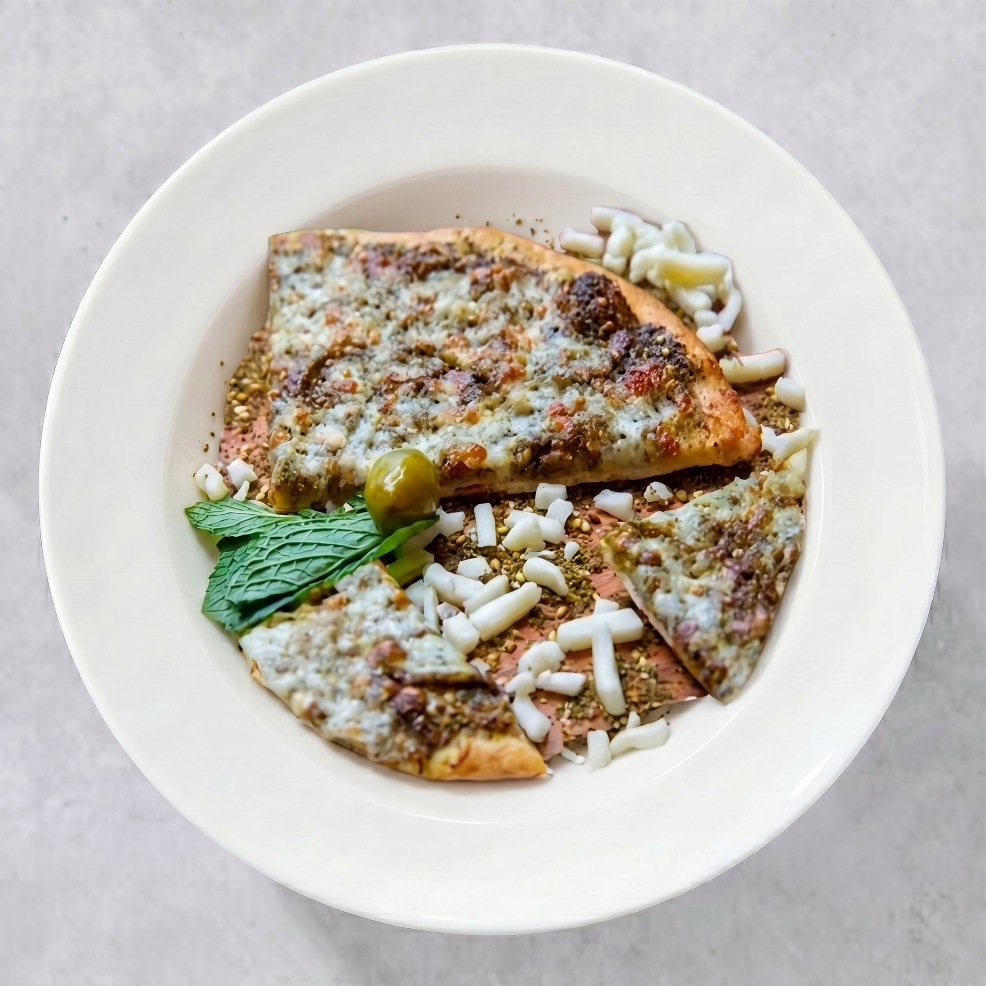 Zaatar and Cheese