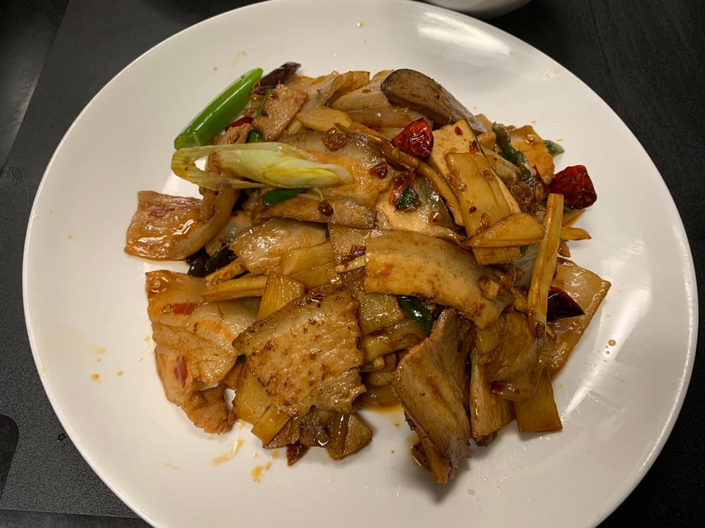 73 小炒肉/Belly Pork Spicy🌶️