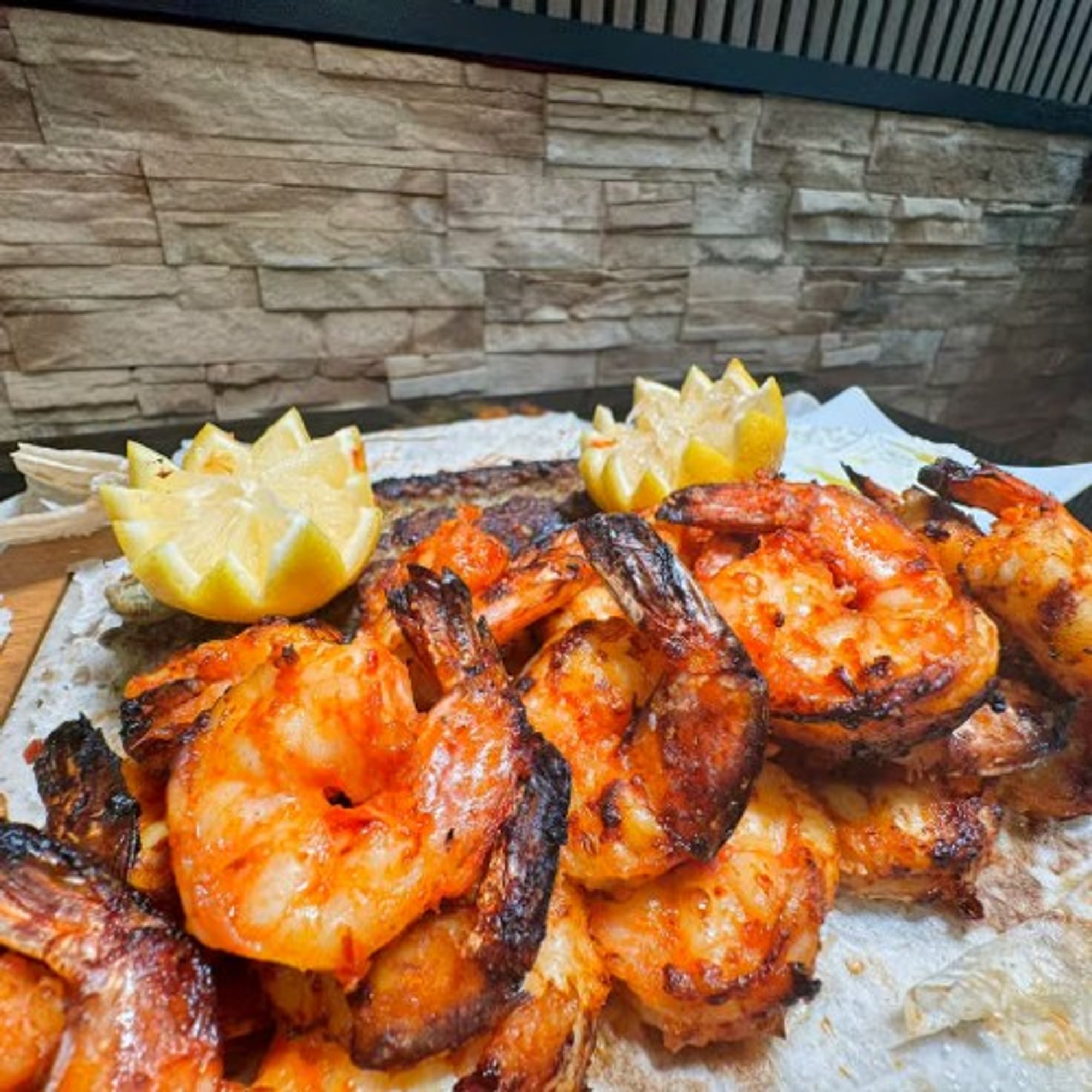 SHRIMP KABAB GRILL PLATE (2) SKEWERS
