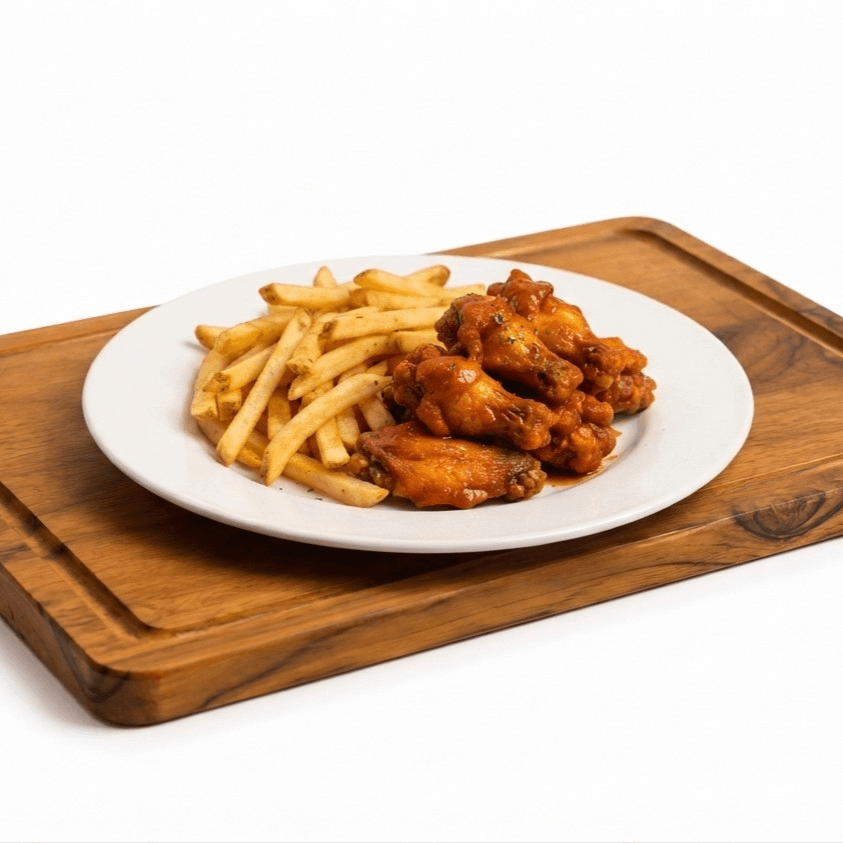 Buffalo Wings & French Fries