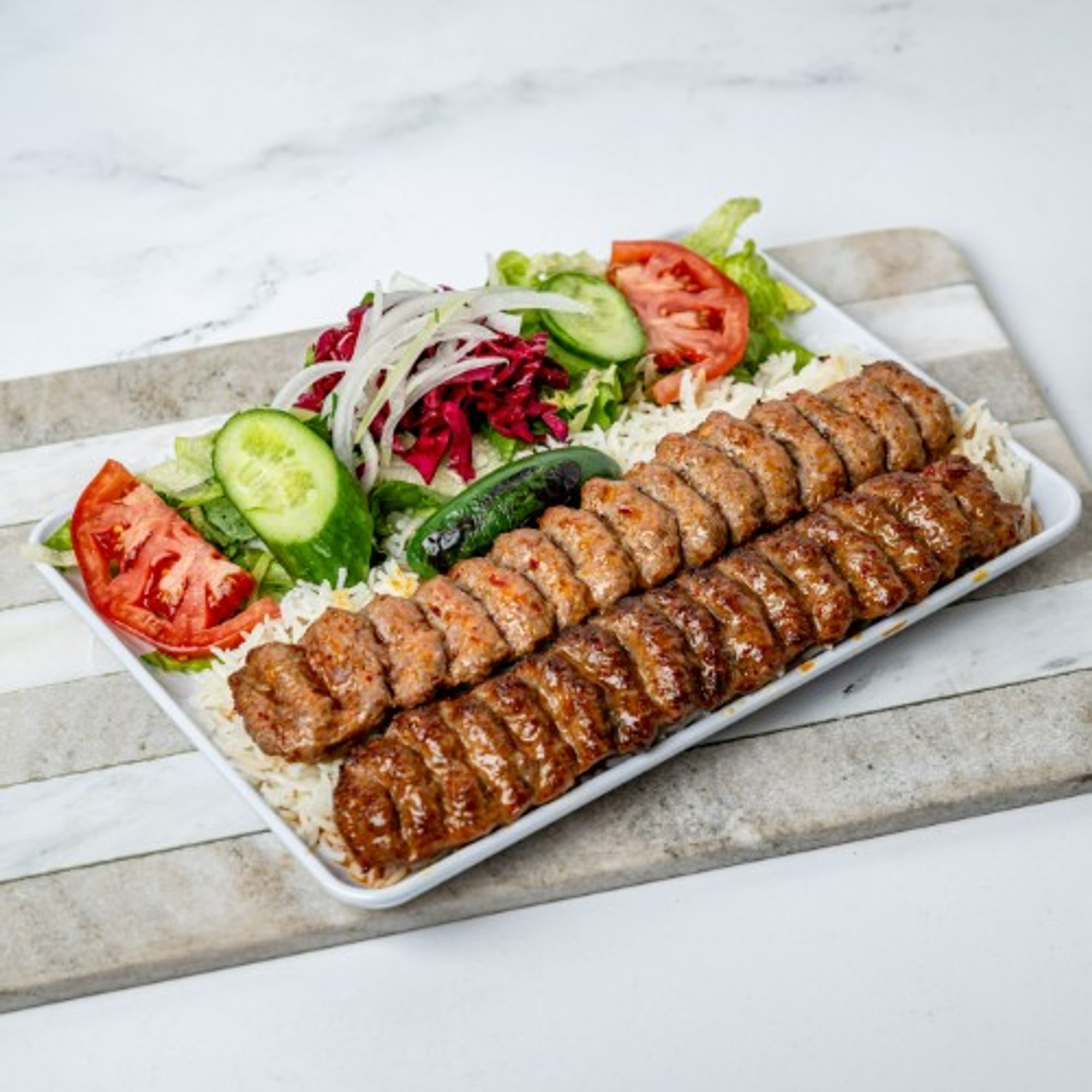 Double Adana Plate
