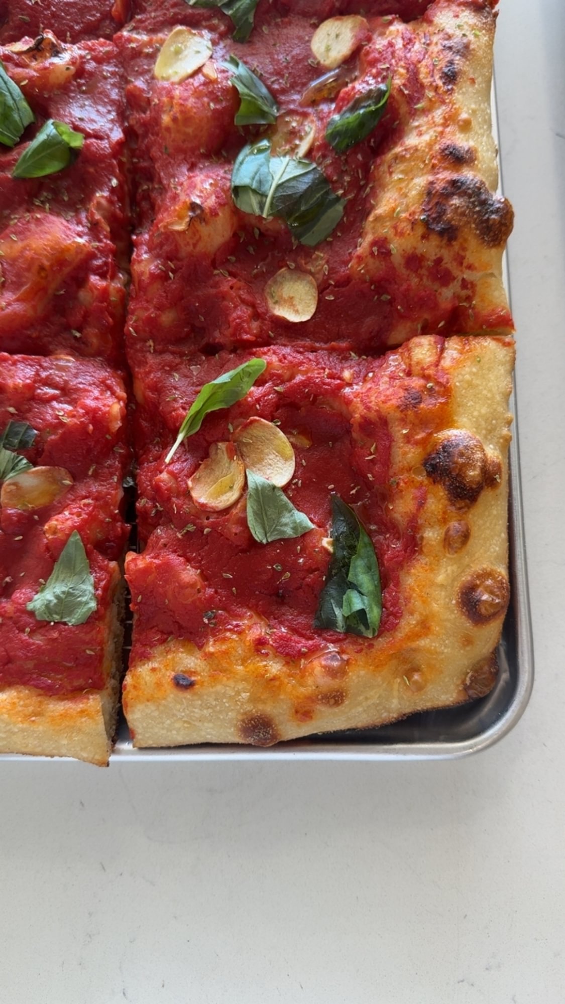 Tomato Focaccia Pizza