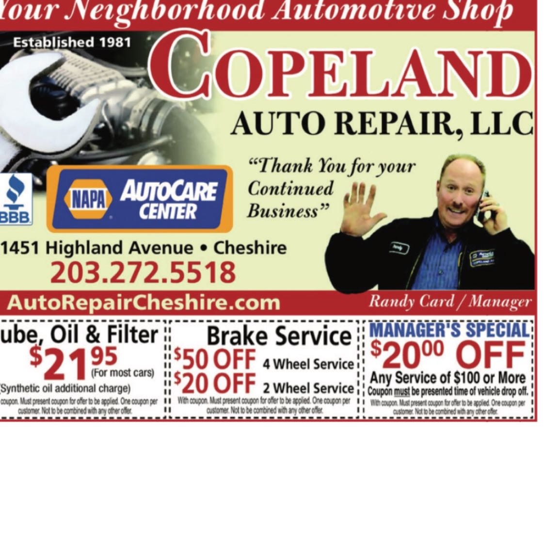 Copeland Auto Repair Photo