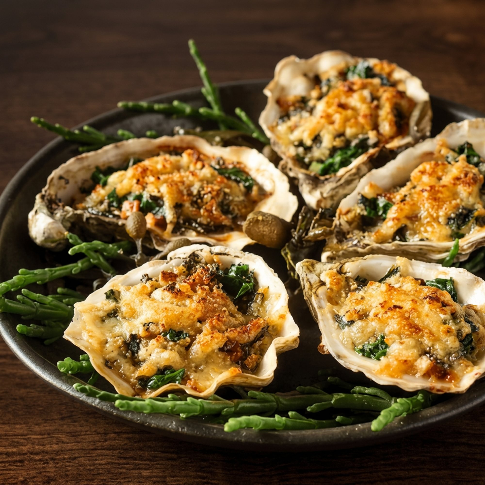 Oysters Rockefeller