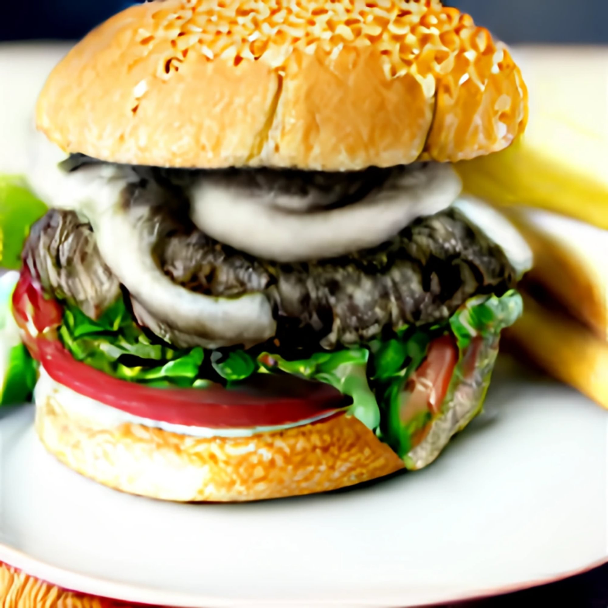 Mushroom & Swiss Burger