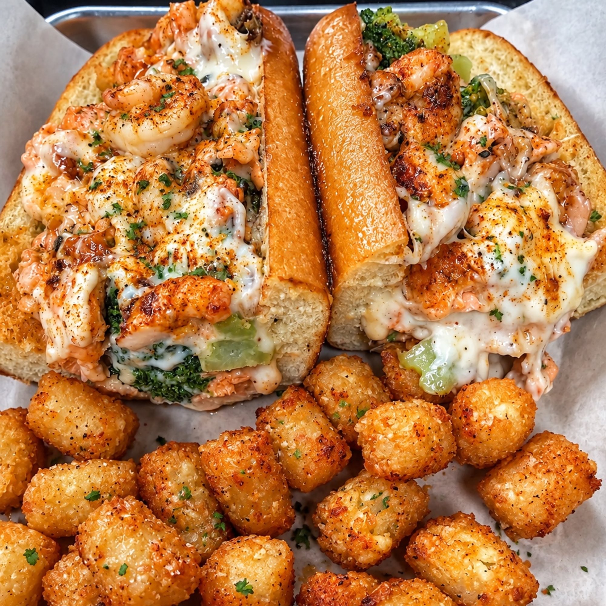 Seafood Cheesesteak