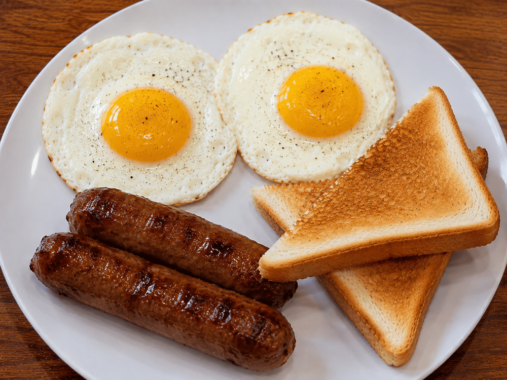 BT4: 2 Eggs and Longganisa on Toast
