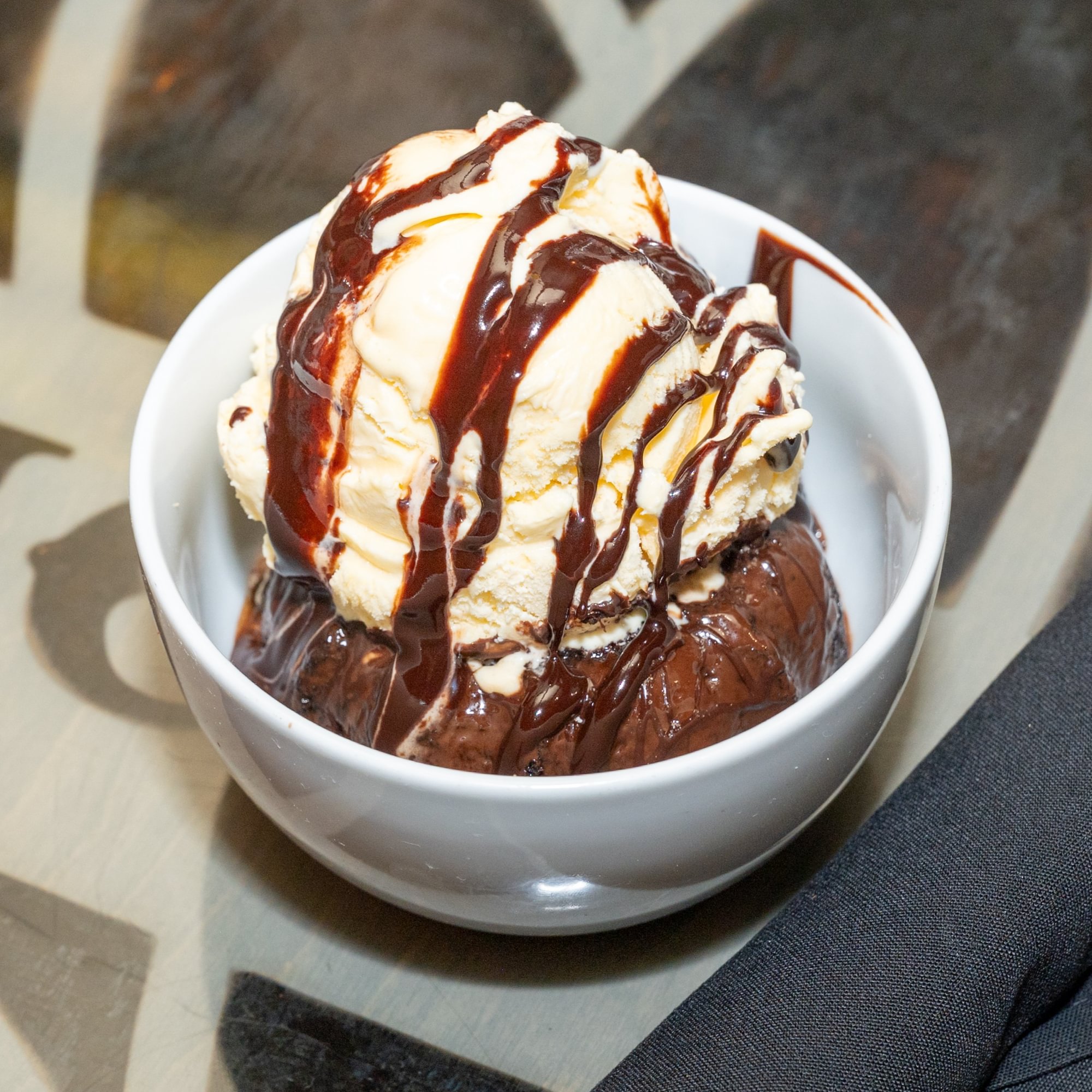 Chocolate Lava Cake with Ice Cream