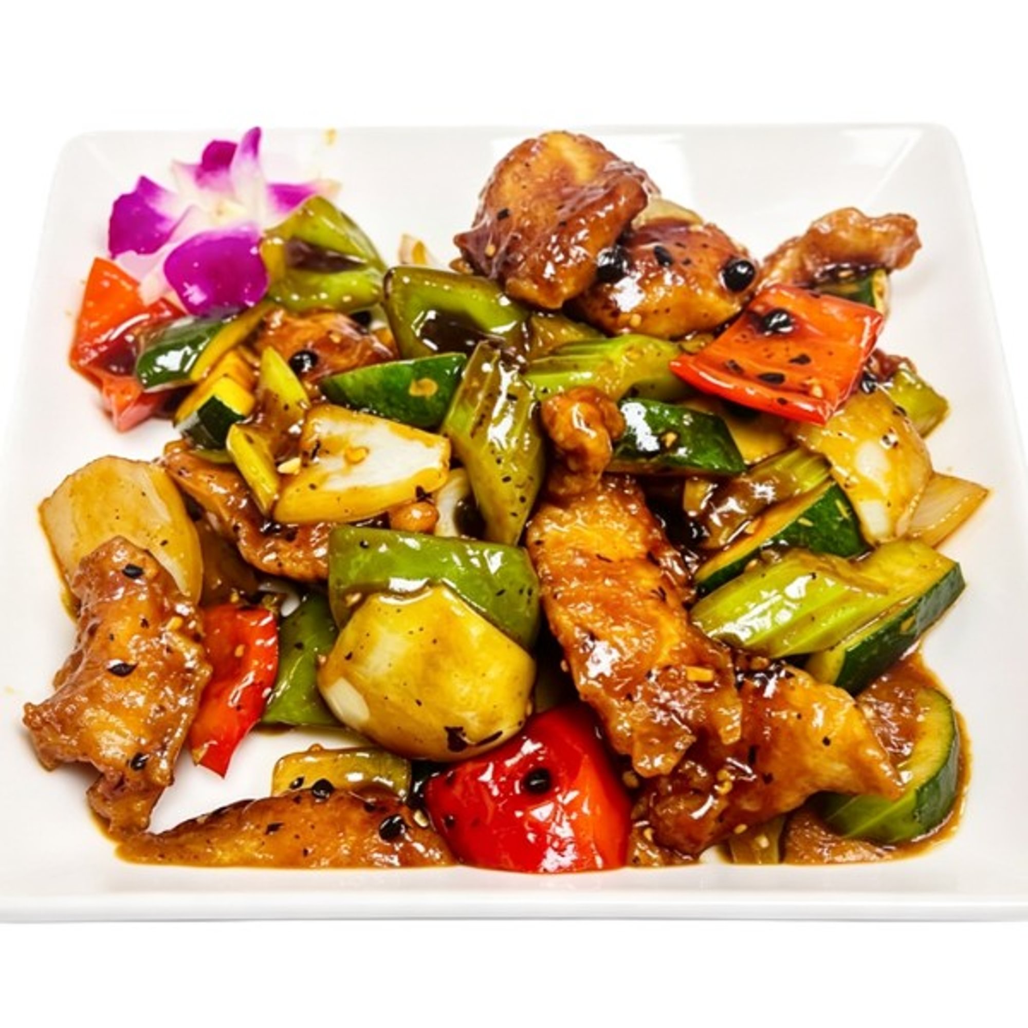 Fish in Black Bean Sauce
