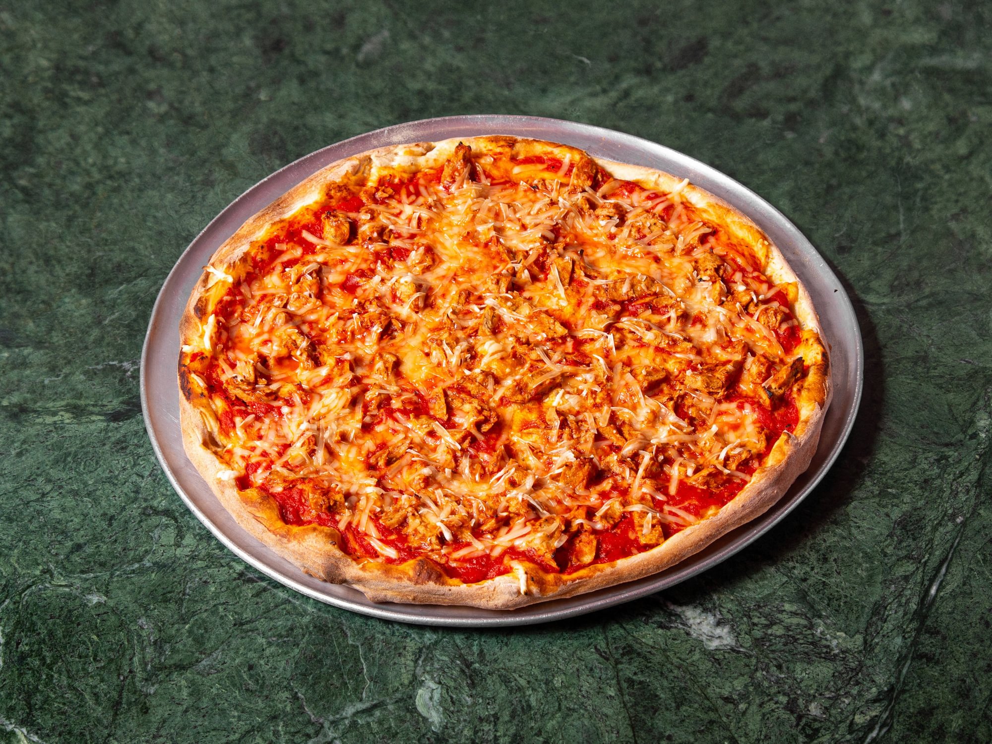 Vegan Barbeque Chicken Pizza