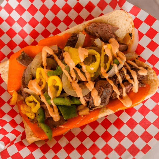 Lafilly Cheese Steak Sandwich