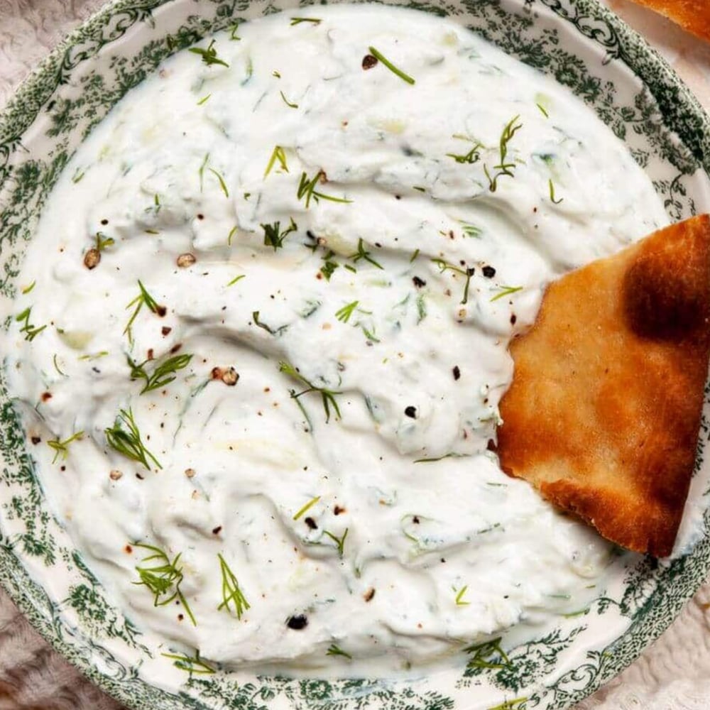 12.Yogurt and Cucumber Salad (Tzatziki)