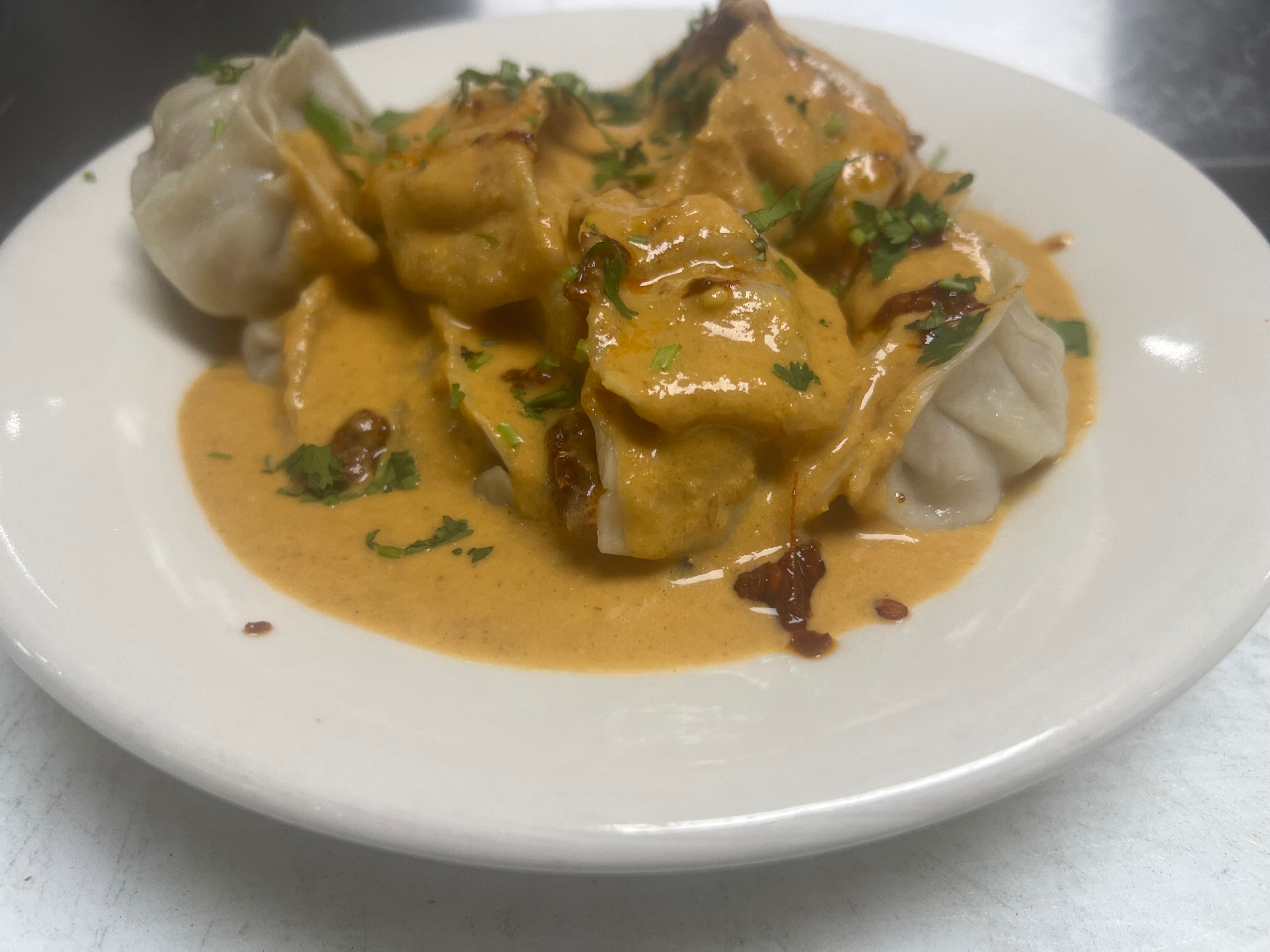 Chicken Jhol Momo (Contain nuts& Sesame Seed)