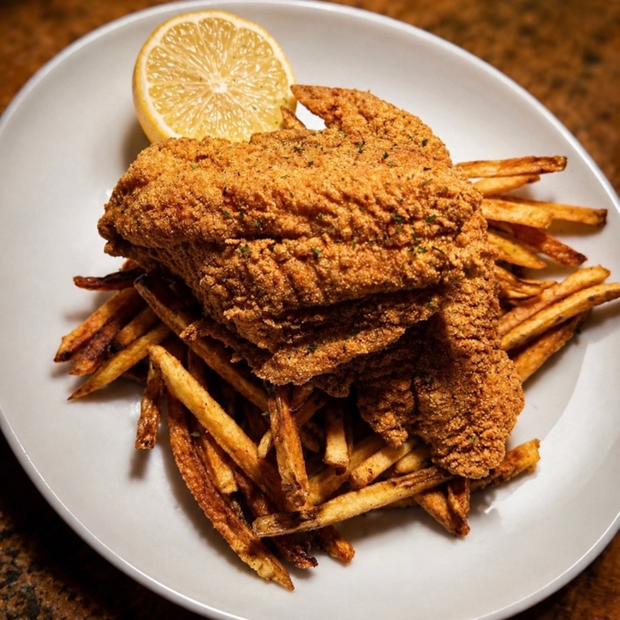 2 Catfish & Fries