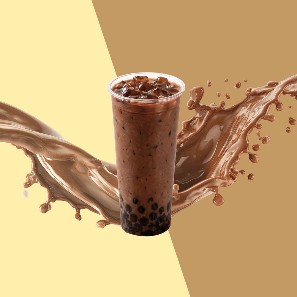 Chocolate Boba Tea (24oz)
