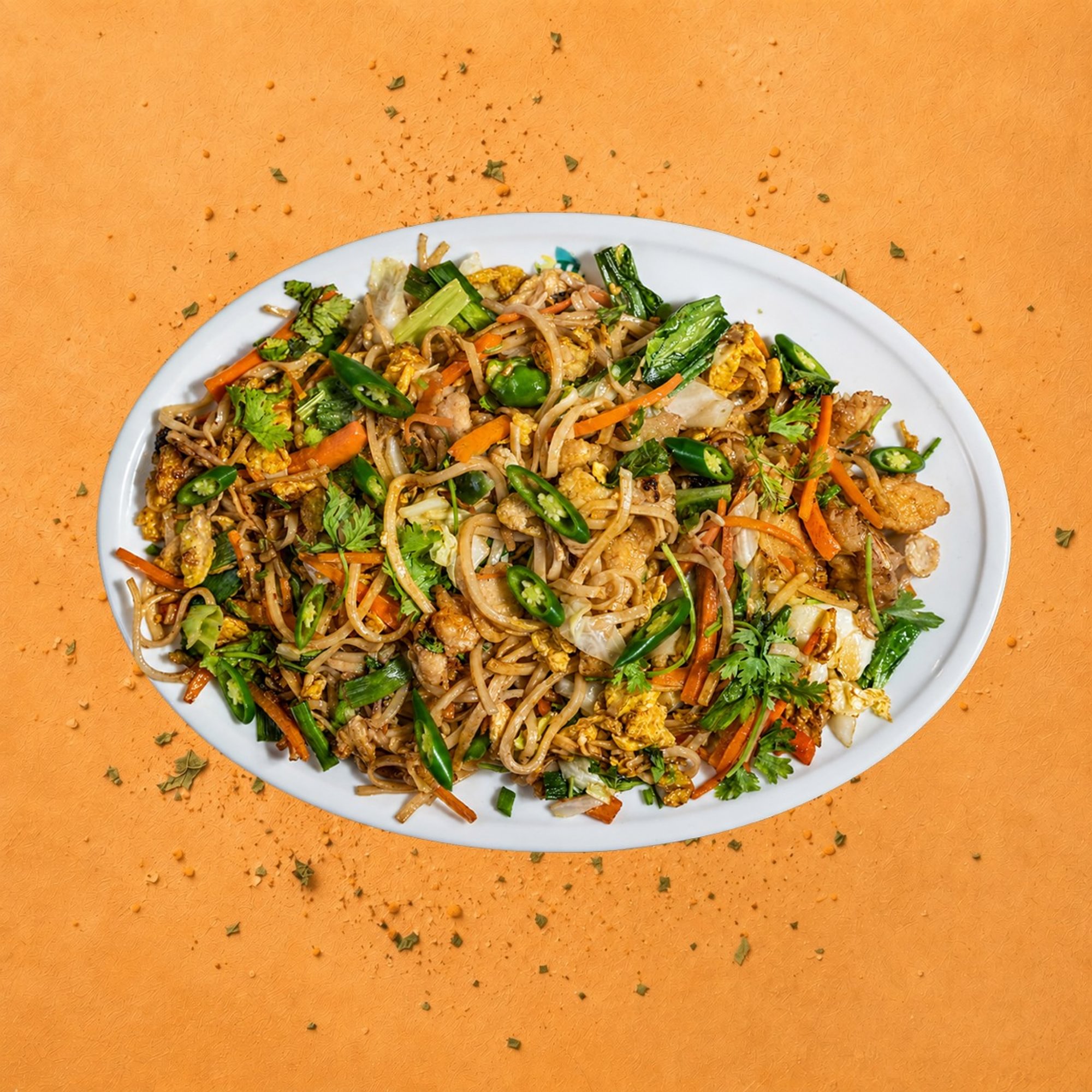 Green Chilli Double Egg Noodles