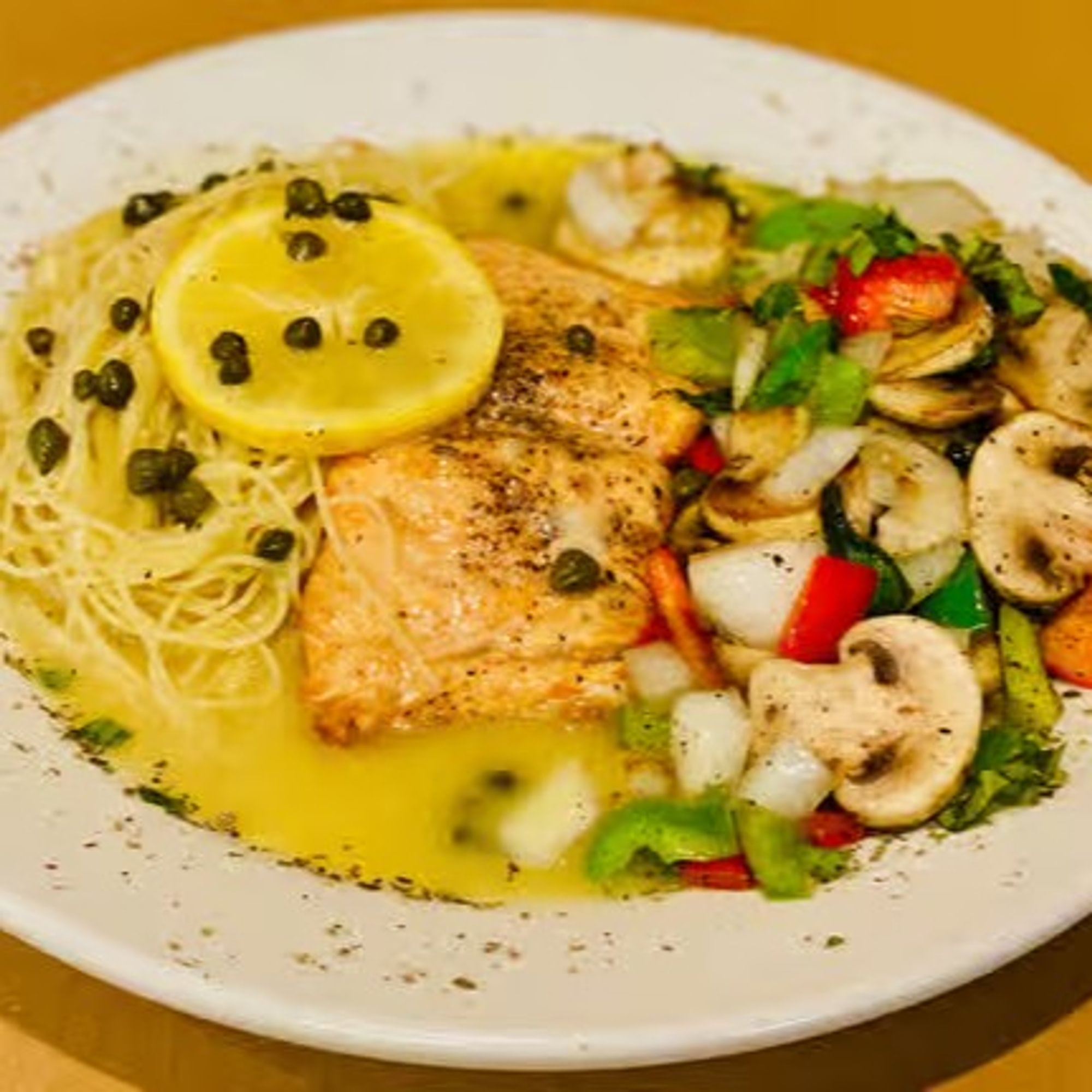 Salmon Piccata