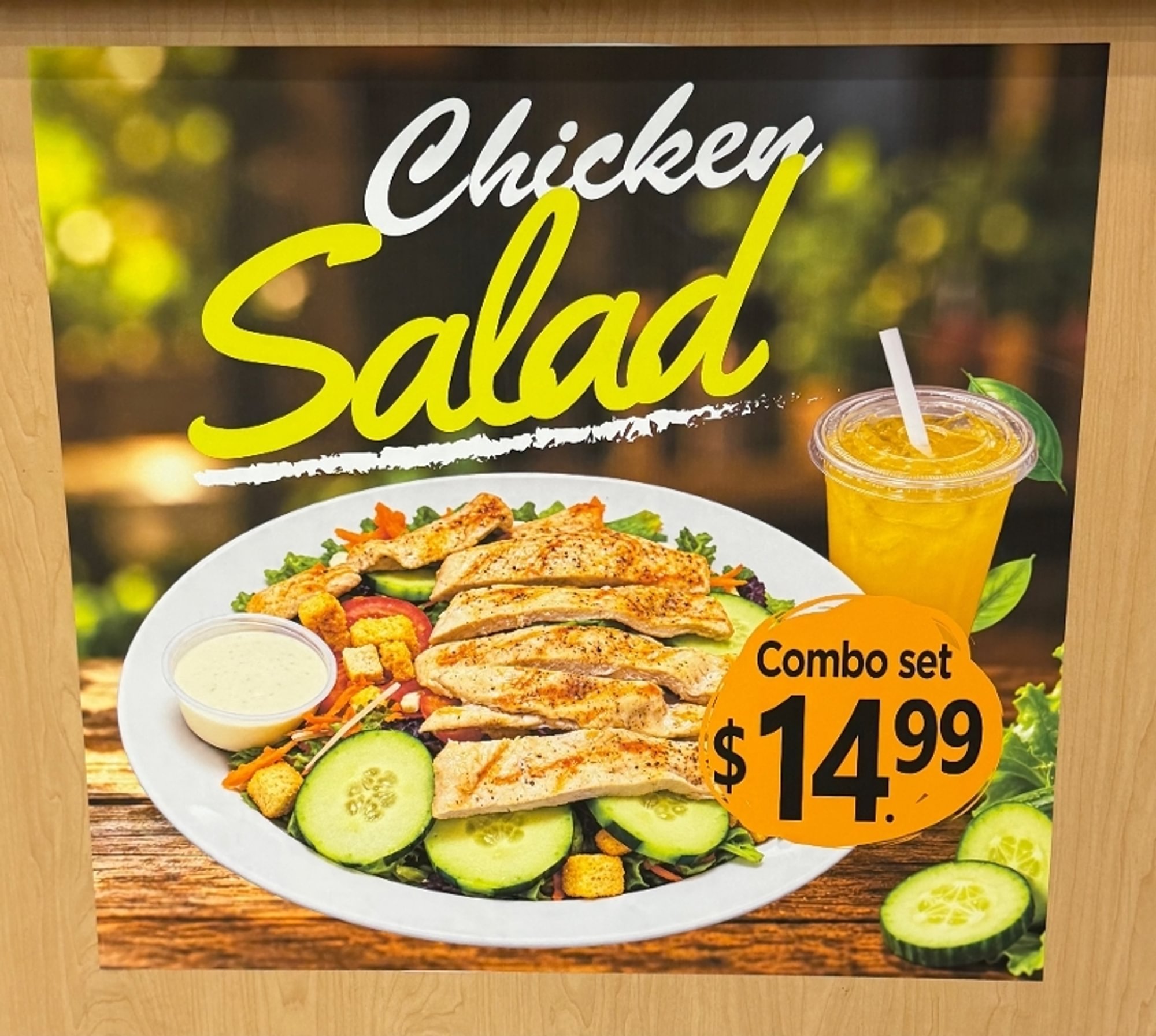 Grilled Chicken Salad Combo