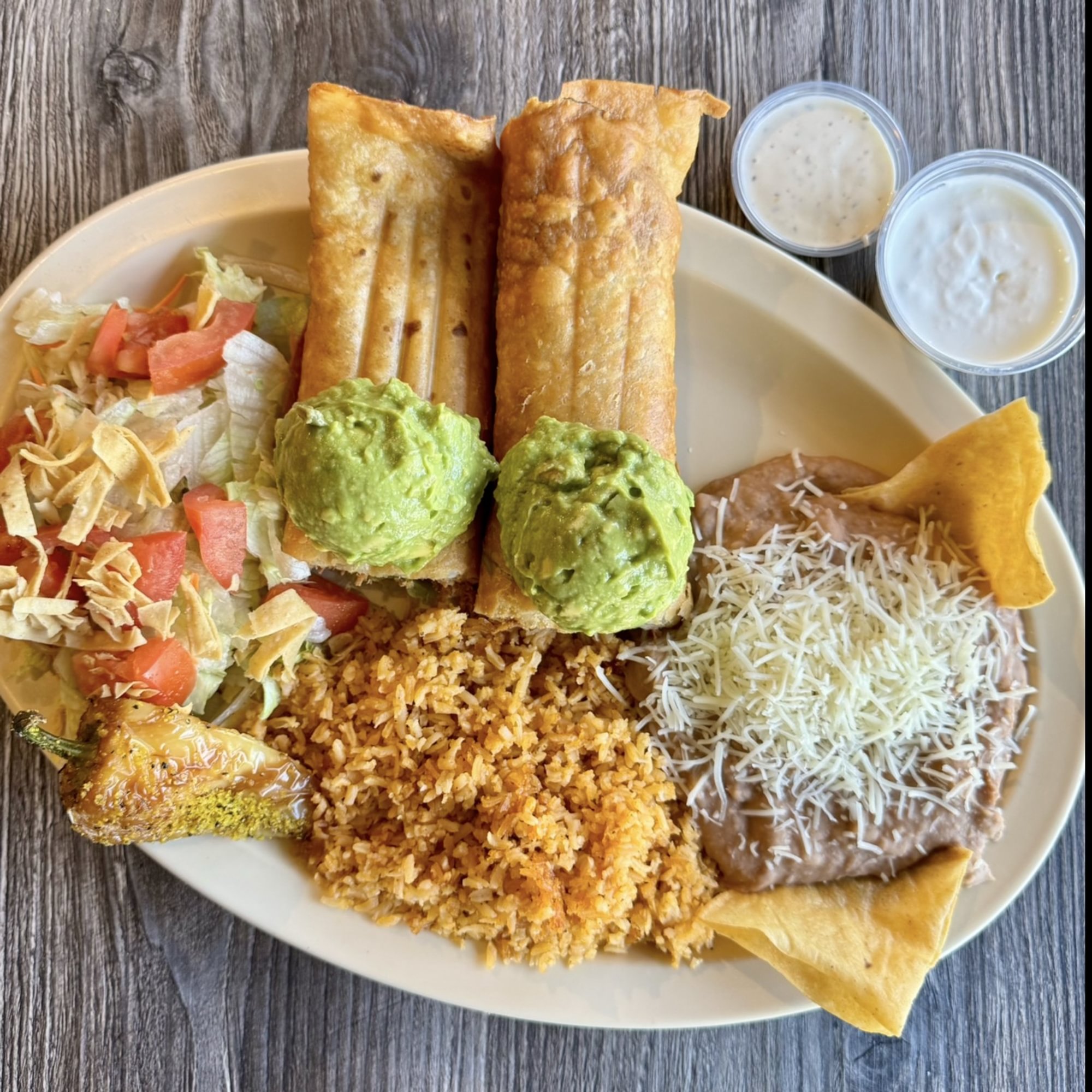 Chicken Flauta Combo