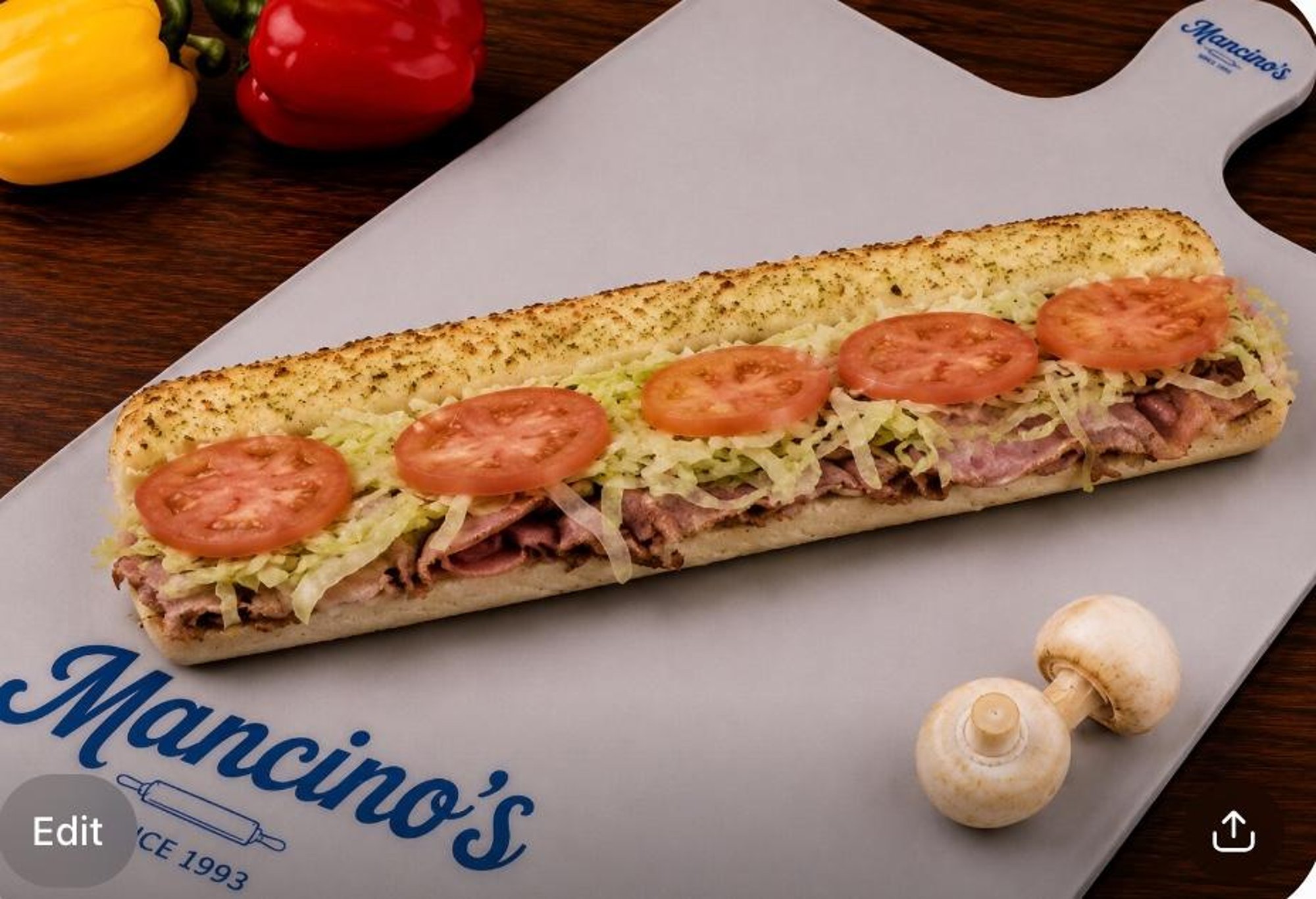 Whole Ham and Cheese Grinder