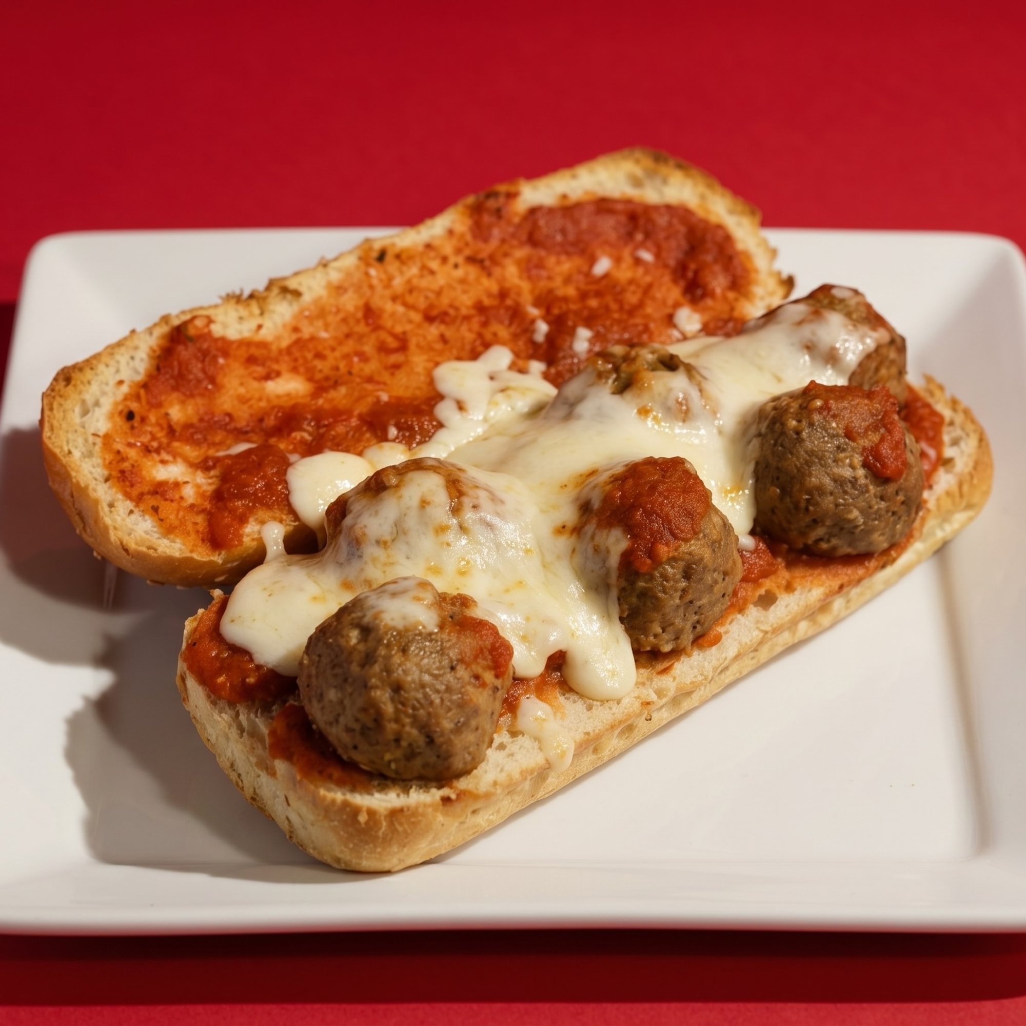 Meatball Parmigiana Sub