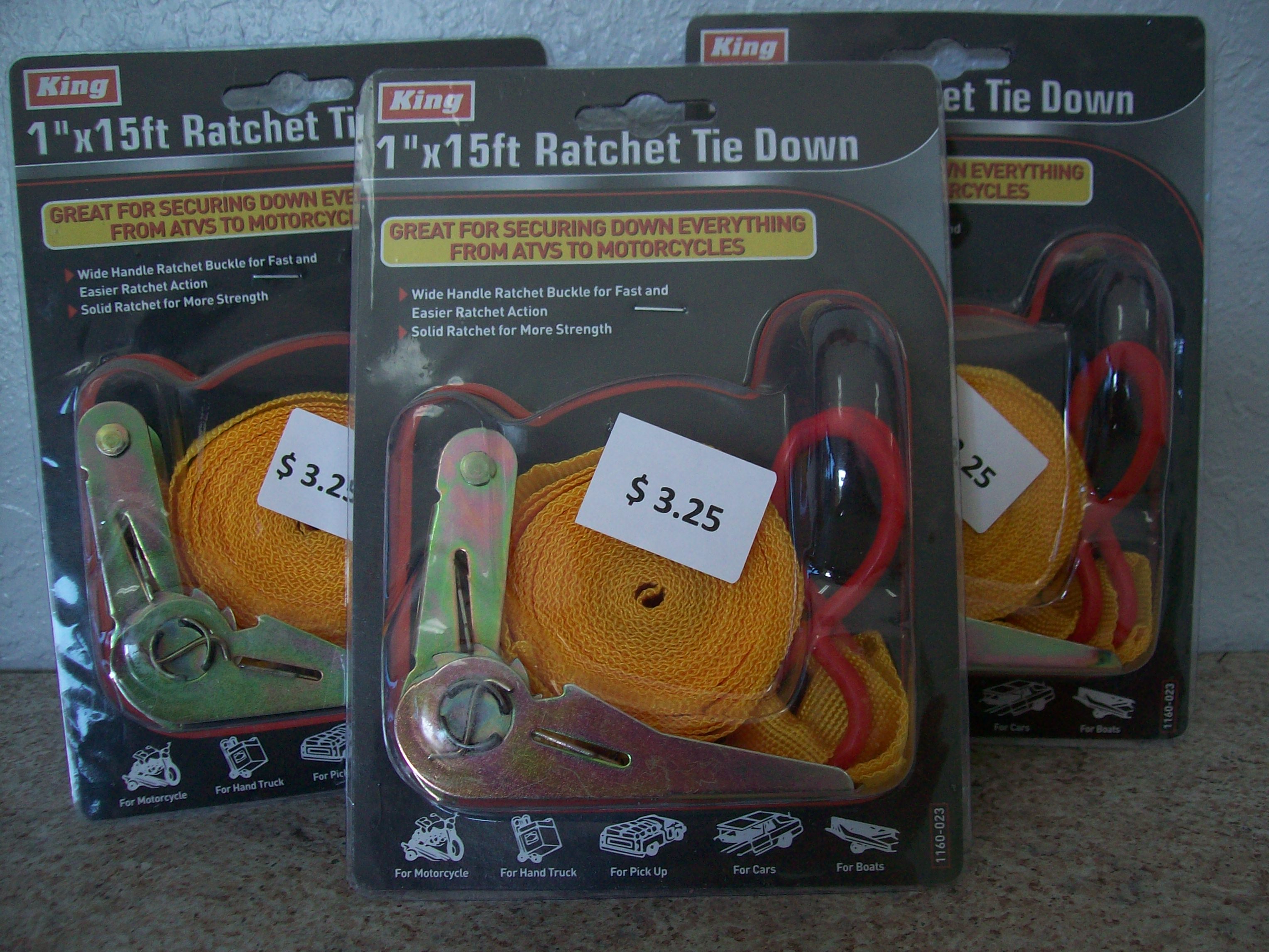 15' Ratchet Tie Down