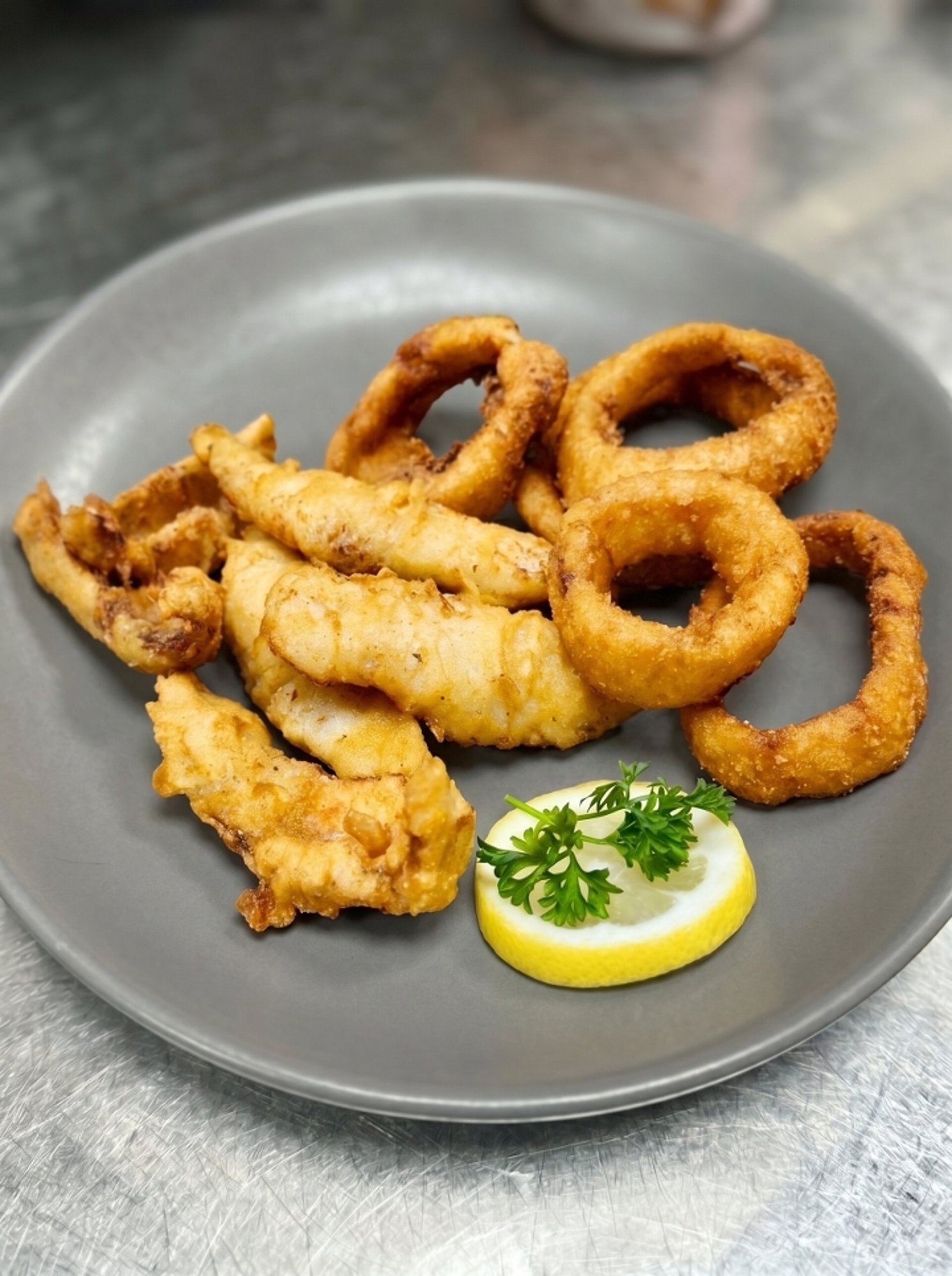 Battered Perch Dinner