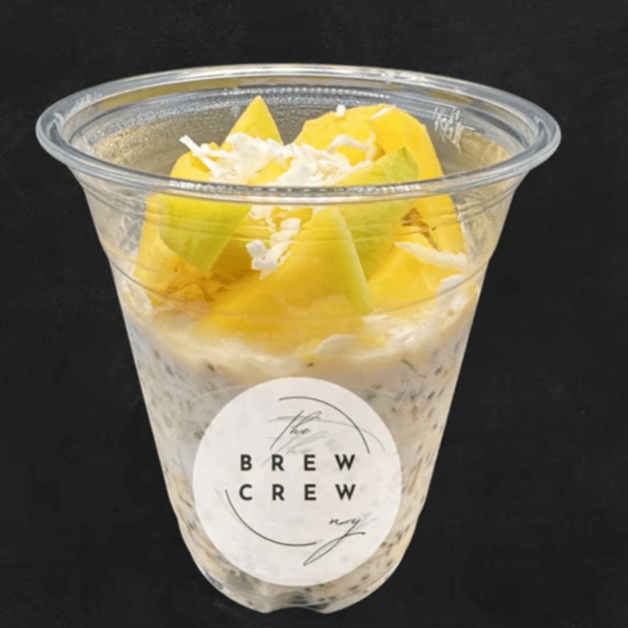 Mango Coconut Overnight Oats