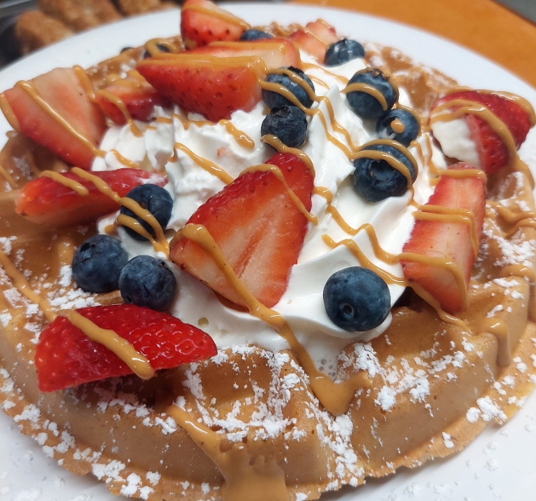 Peanut Butter & Jelly Waffle
