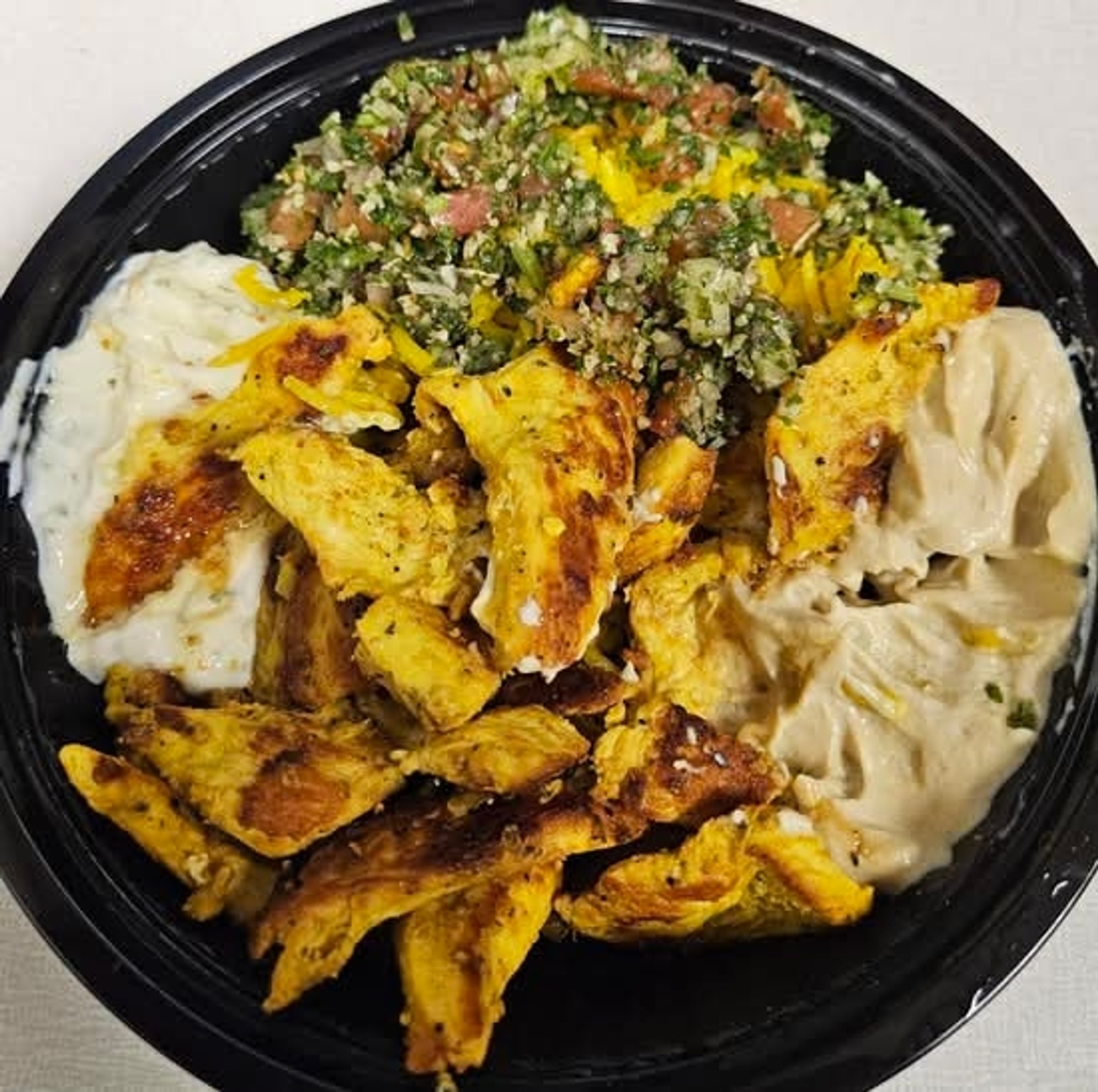 Chicken Kabob Mediterranean Bowl