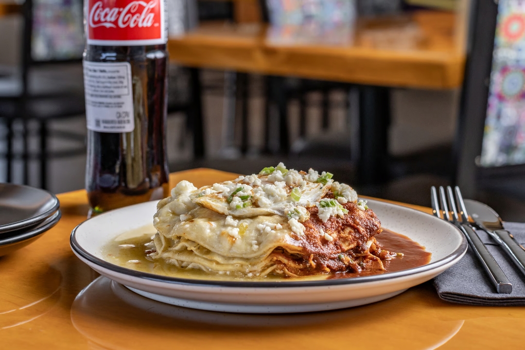 Divorciado Chicken Enchiladas