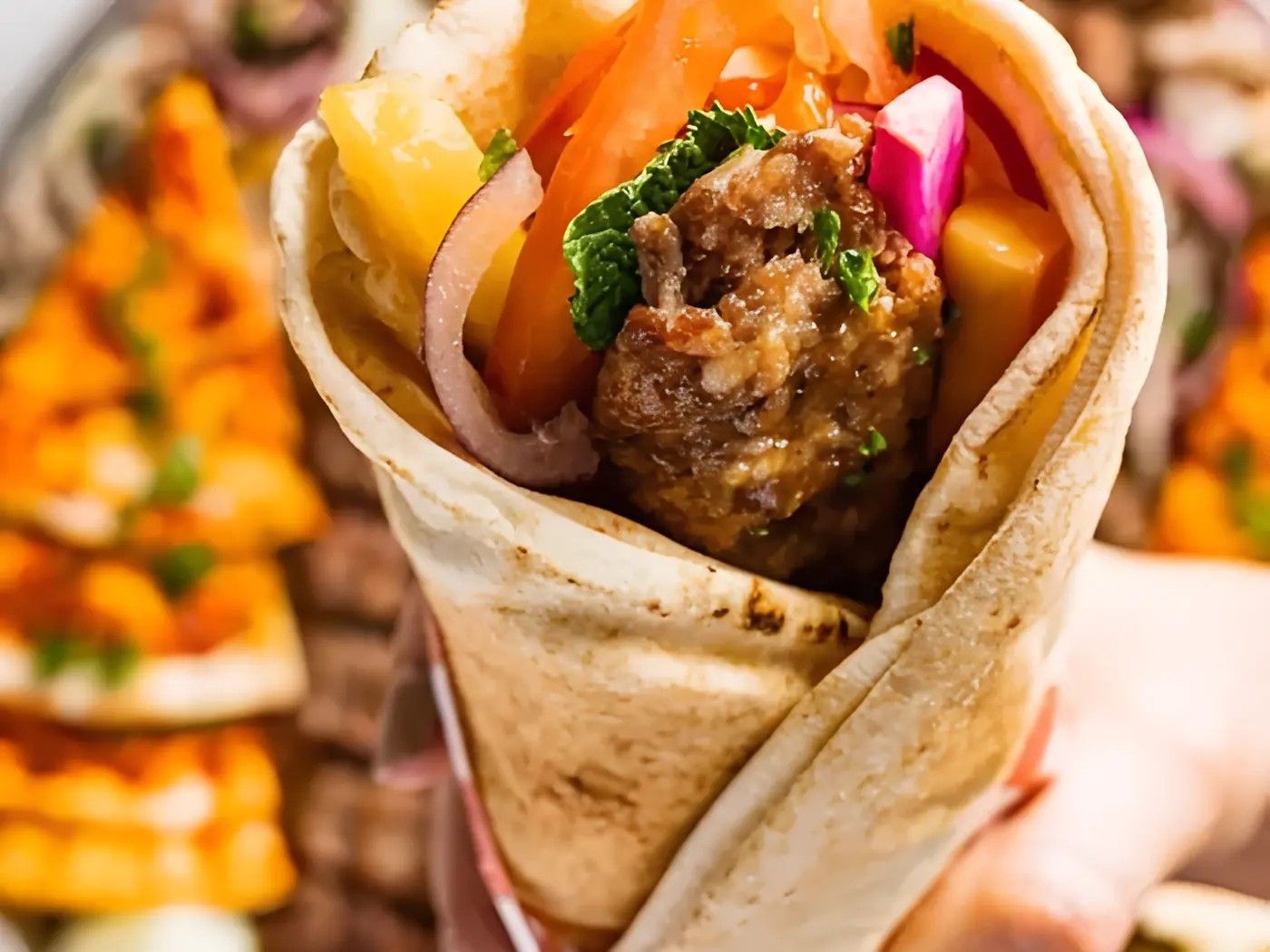 Beef Kafta Sandwich