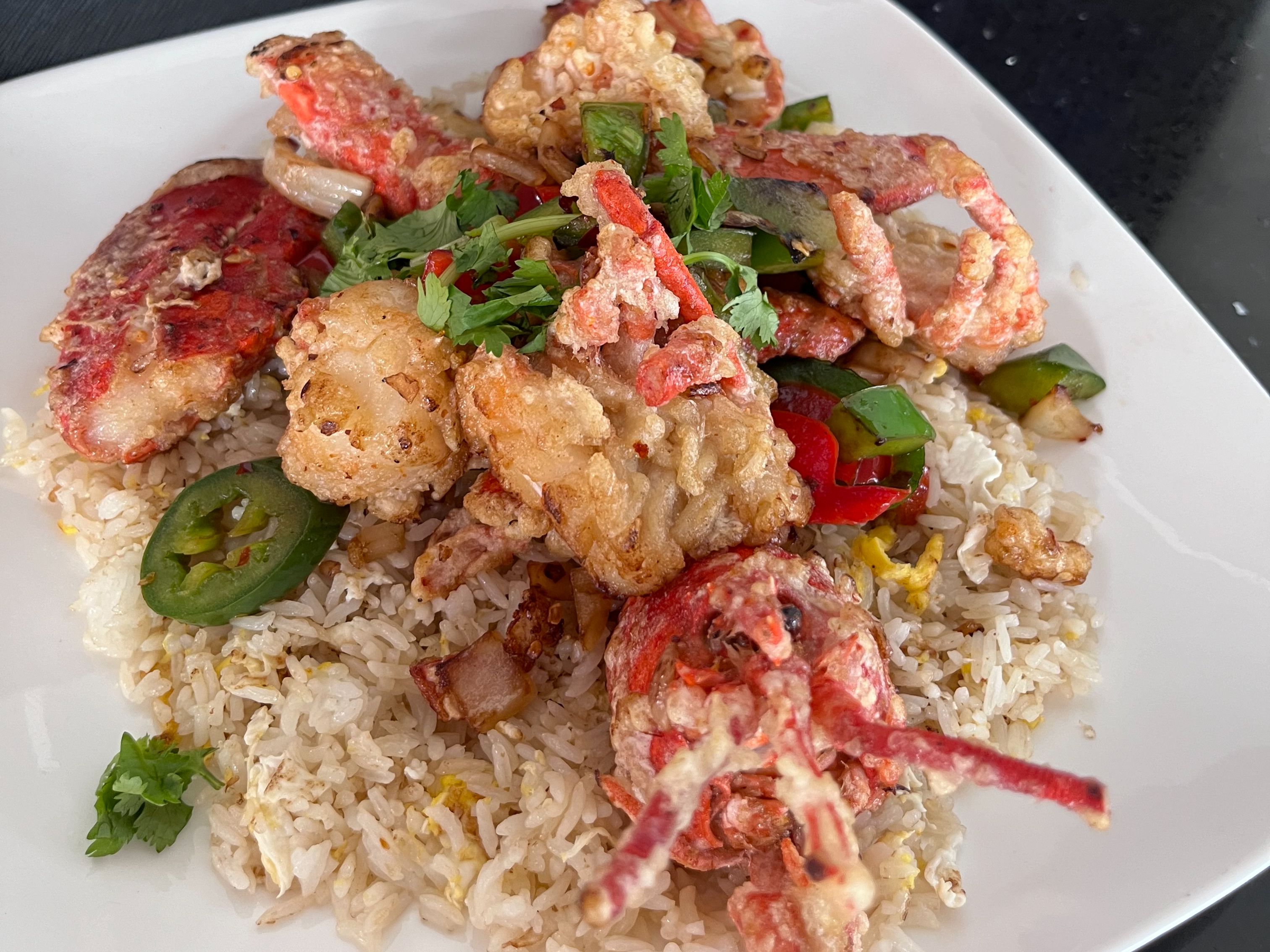 D2. Lobster Fried Rice