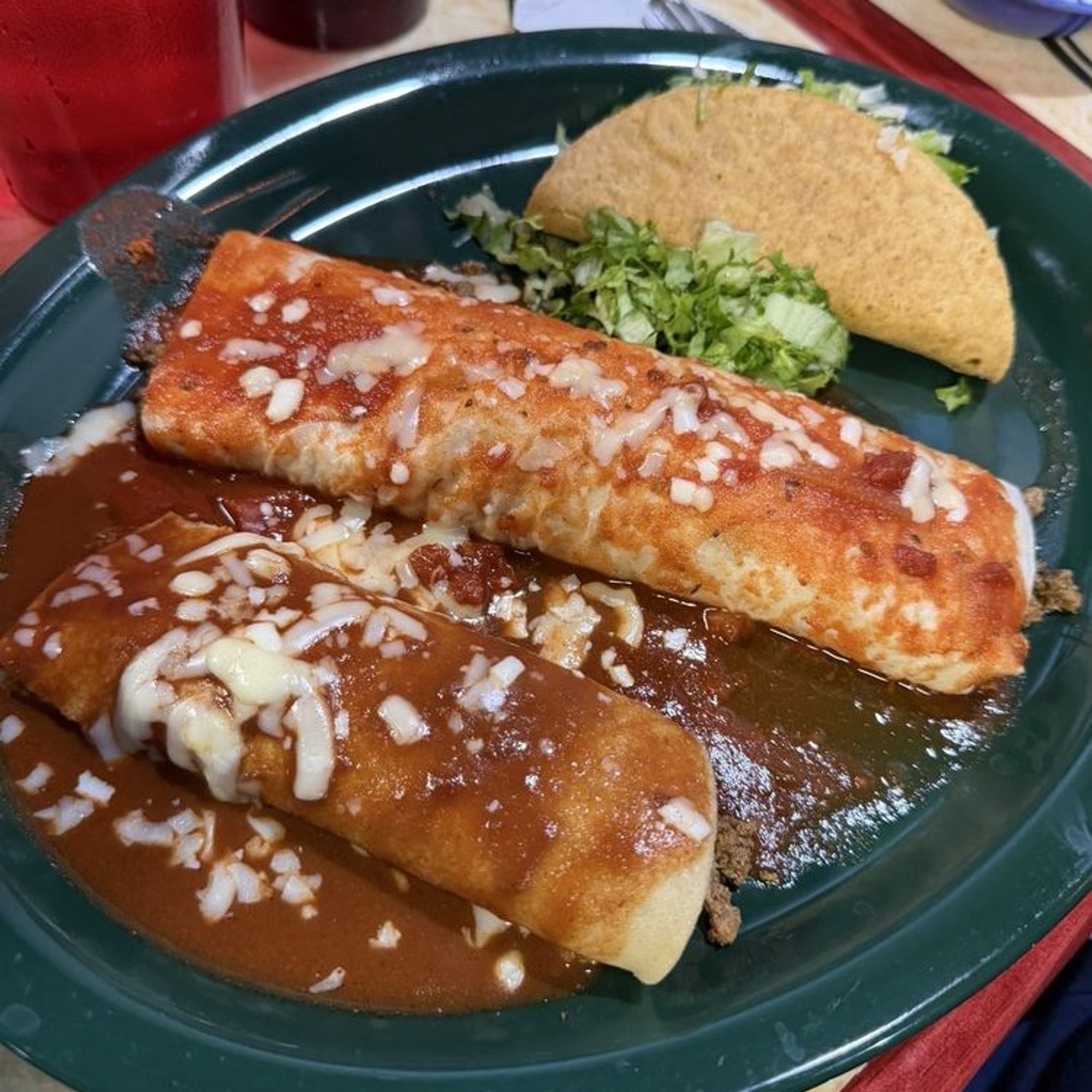 9. Burrito, Enchilada and Taco