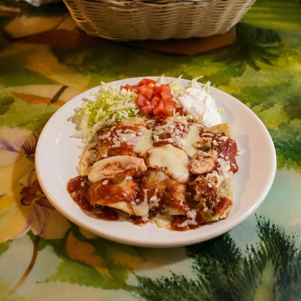 17. Chicken Enchiladas