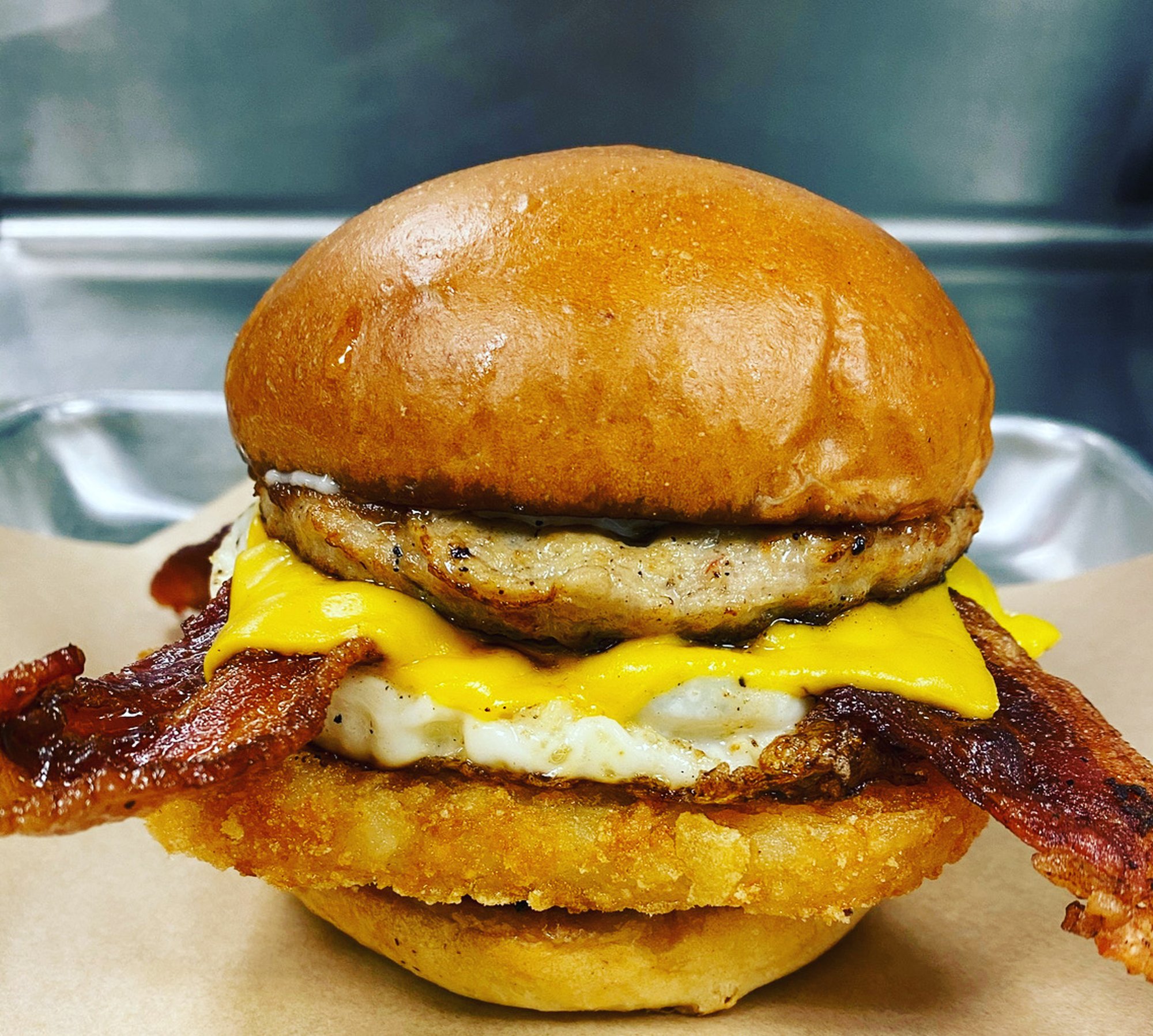 Loaded Breakfast Sandwich